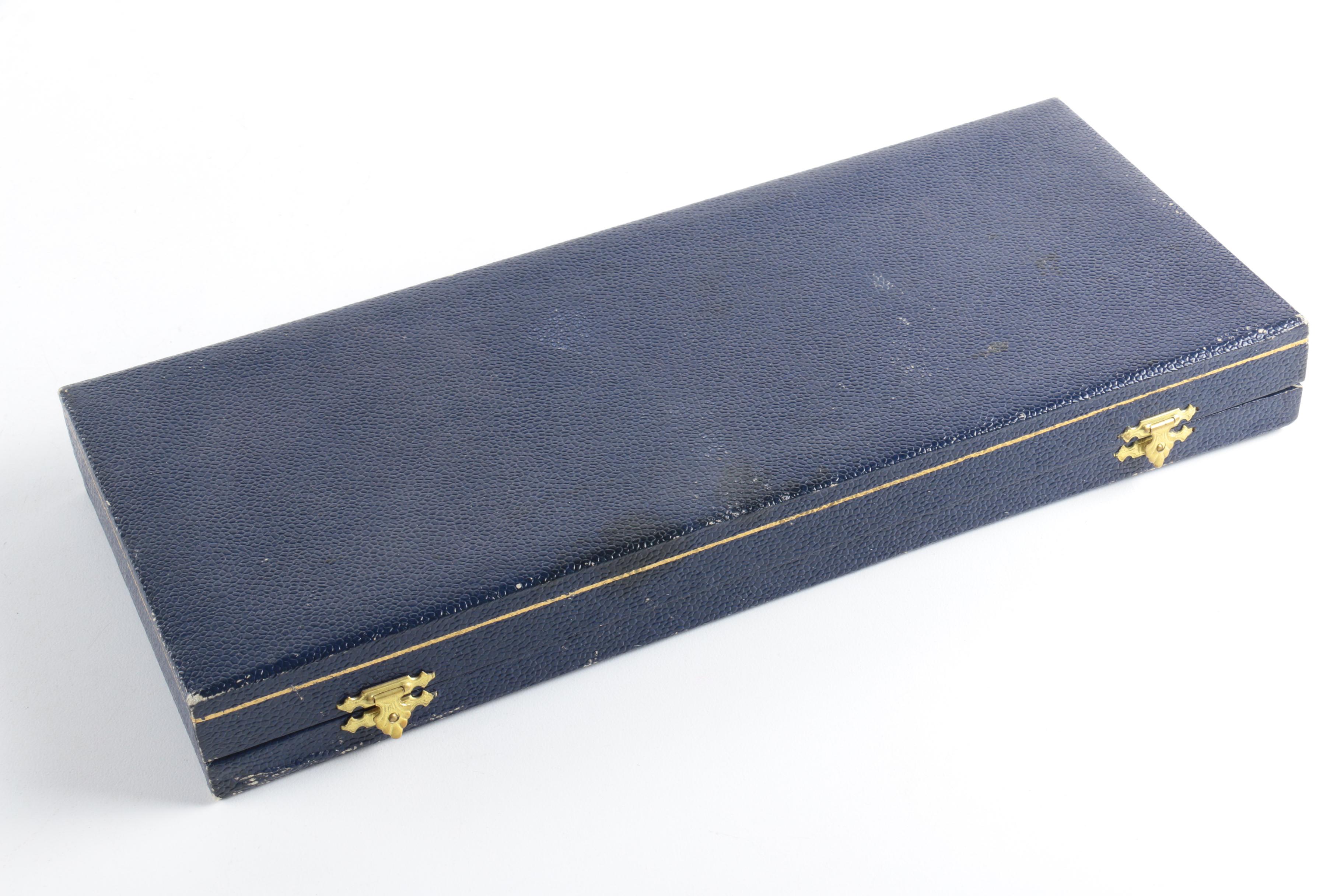 Argento 800 Silver Cake Set with Solingen Dessert Knives and Forks