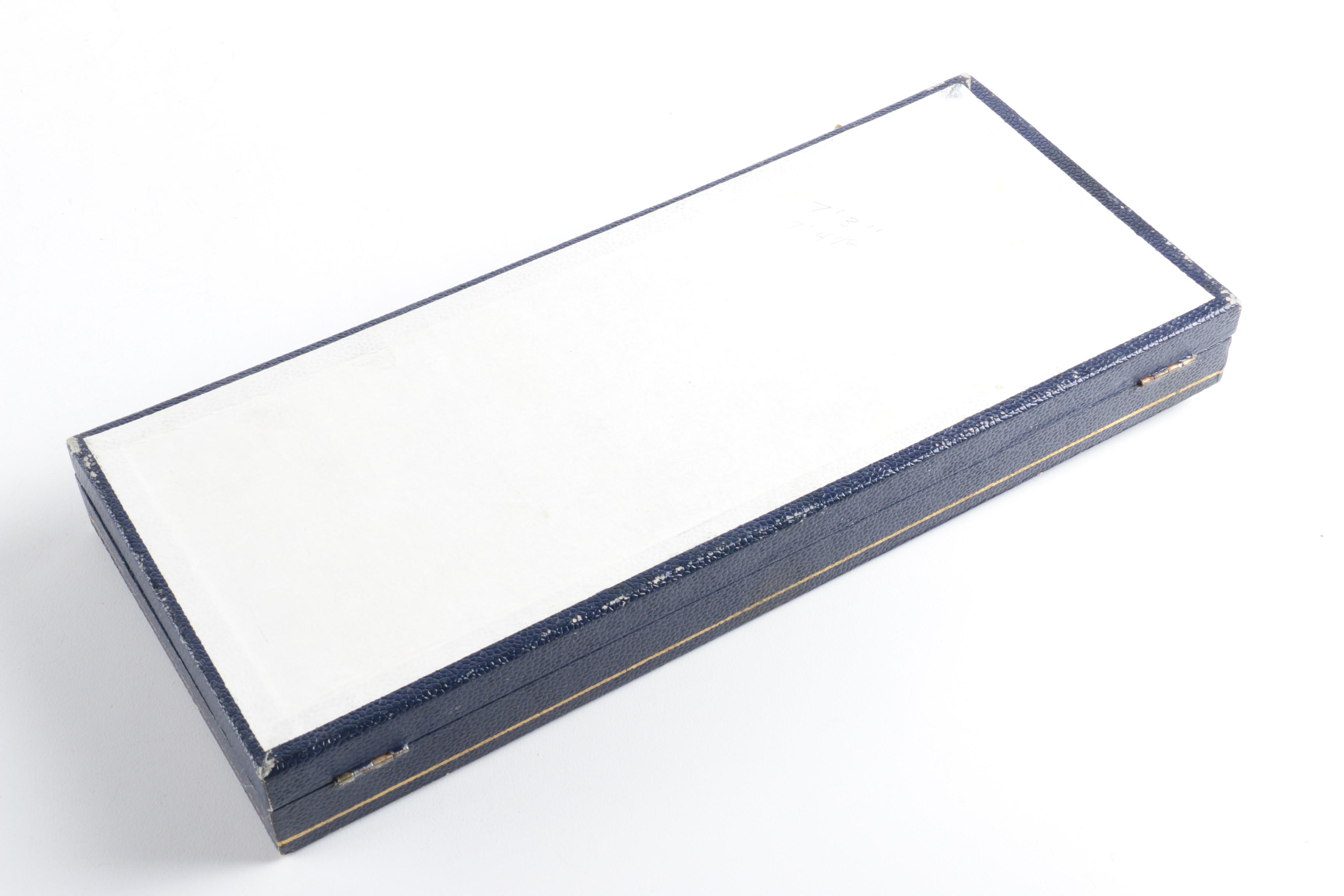 Argento 800 Silver Cake Set with Solingen Dessert Knives and Forks