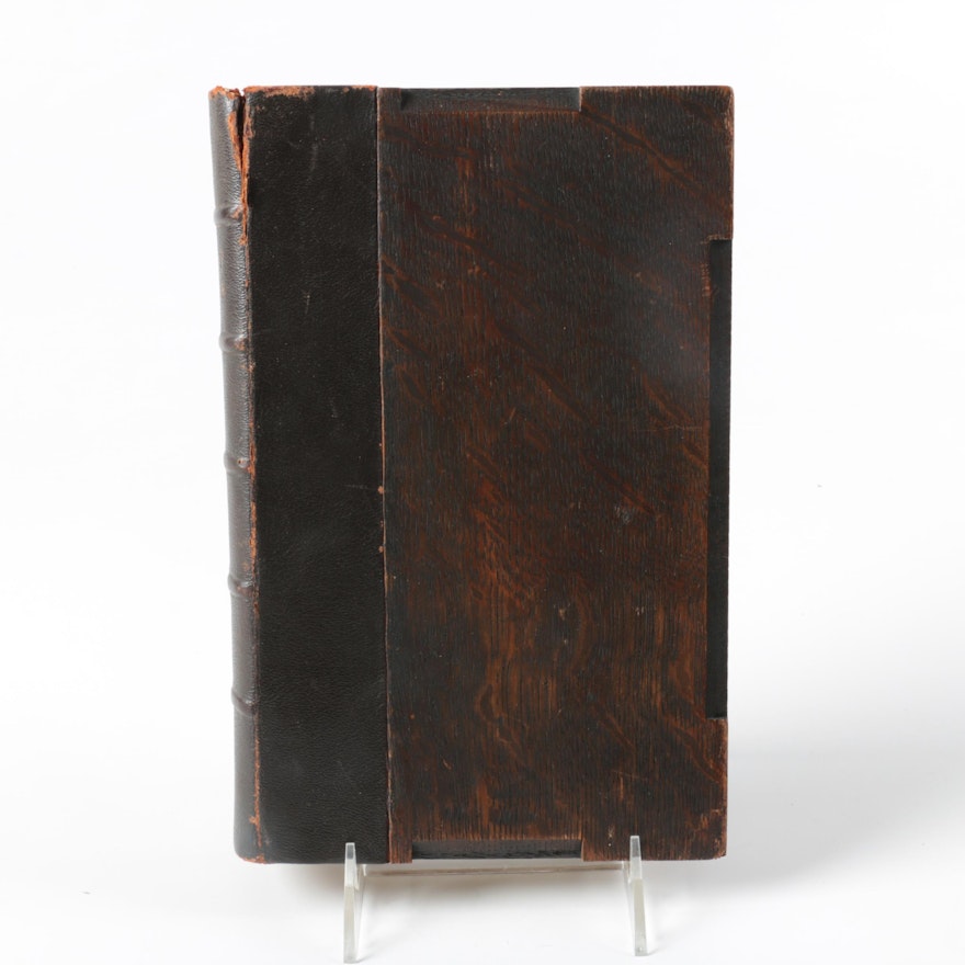 Limited Edition "The Holy Bible" Oak Bound Book