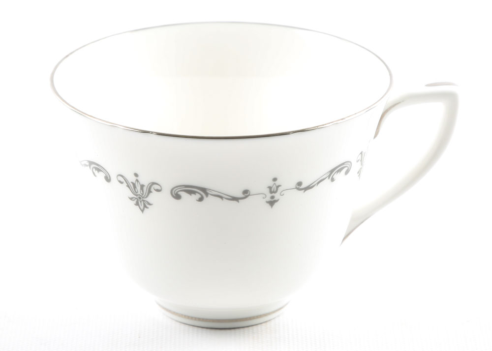 Vintage Royal Worcester "Silver Chantilly" Bone China