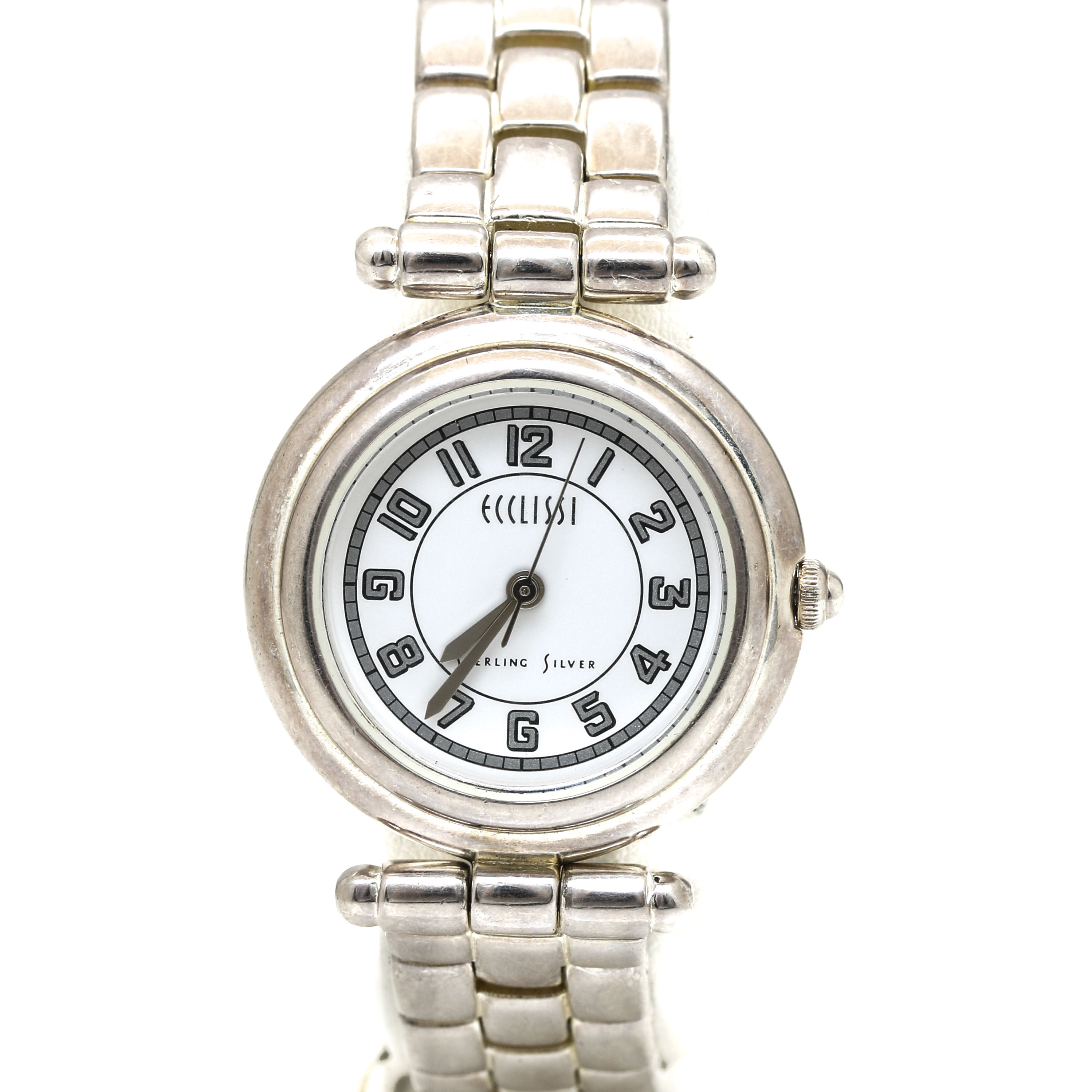 Ecclissi Sterling Silver Analog Watch
