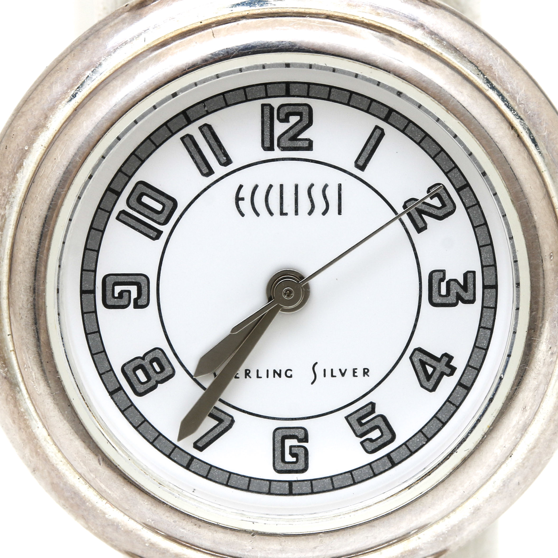 Ecclissi Sterling Silver Analog Watch