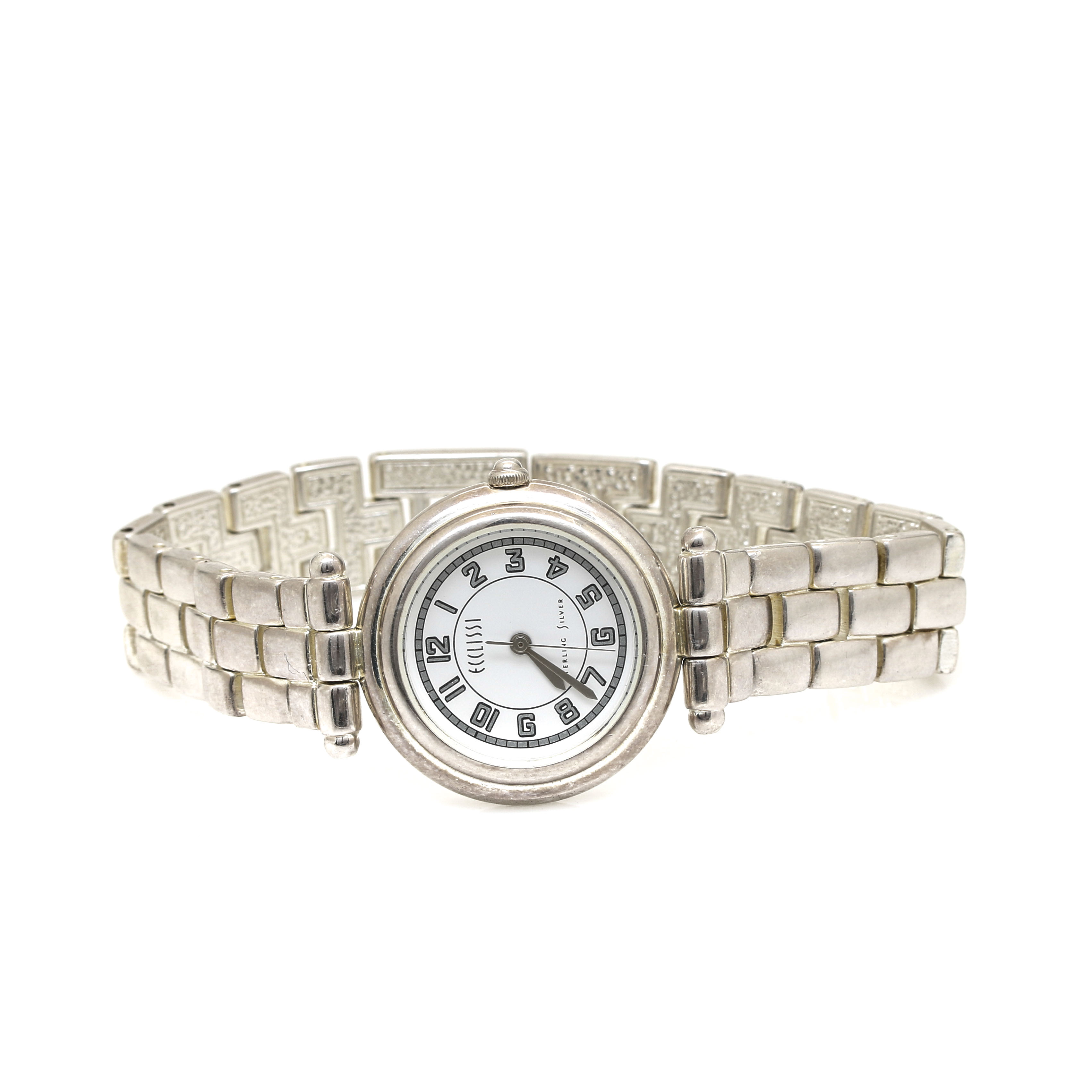 Ecclissi Sterling Silver Analog Watch