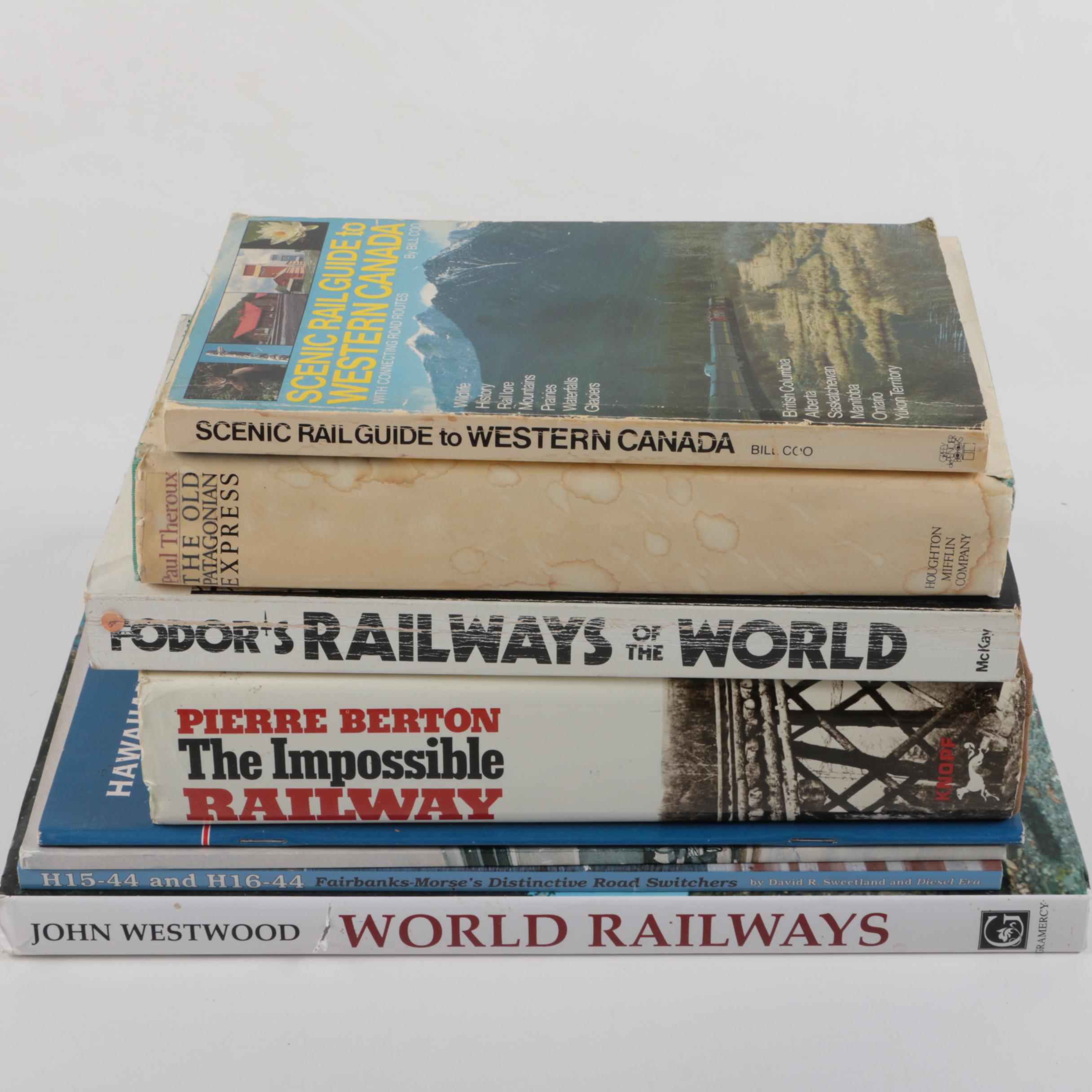Books on World Railways including First Edition "The Impossible Railway"