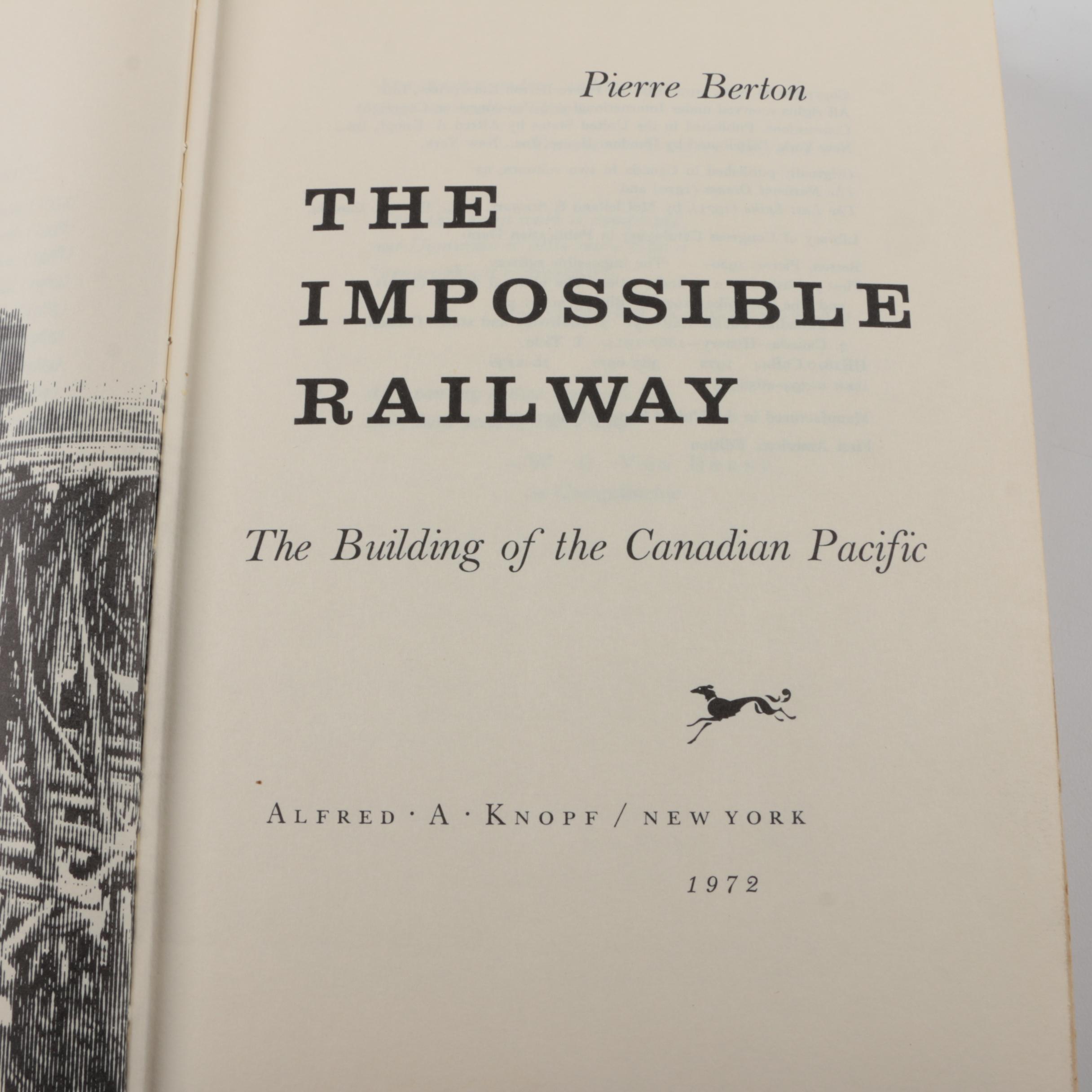 Books on World Railways including First Edition "The Impossible Railway"
