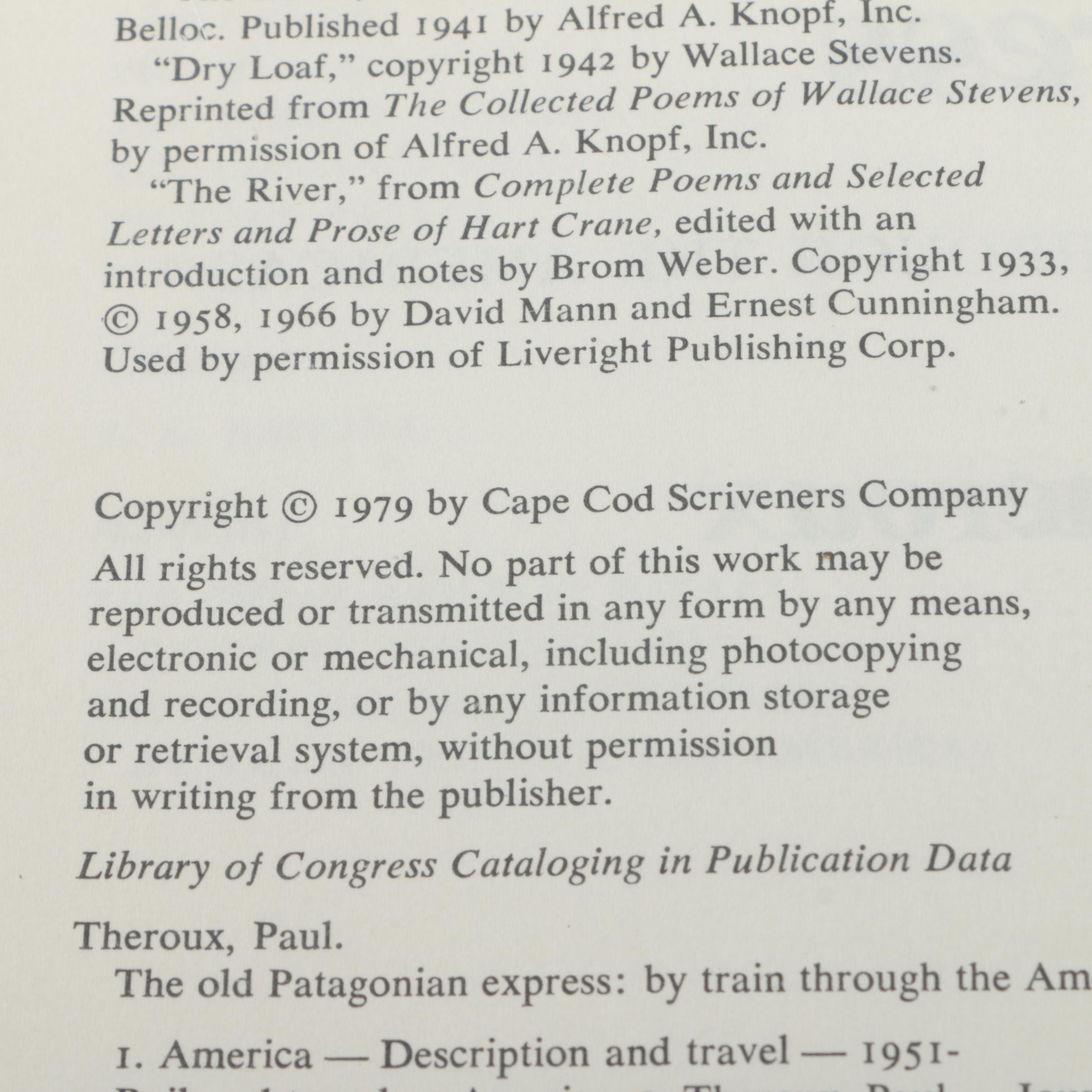 Books on World Railways including First Edition "The Impossible Railway"