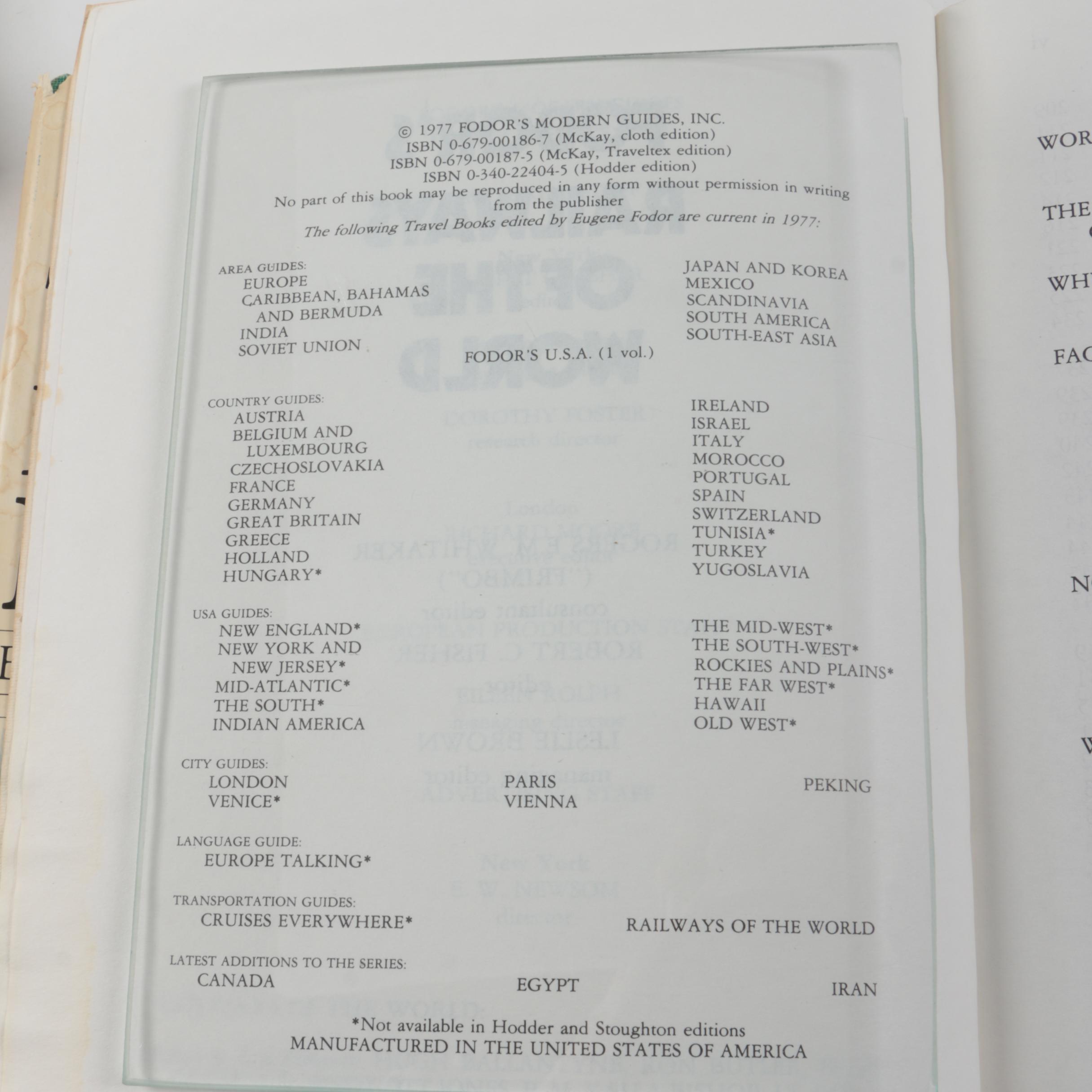 Books on World Railways including First Edition "The Impossible Railway"