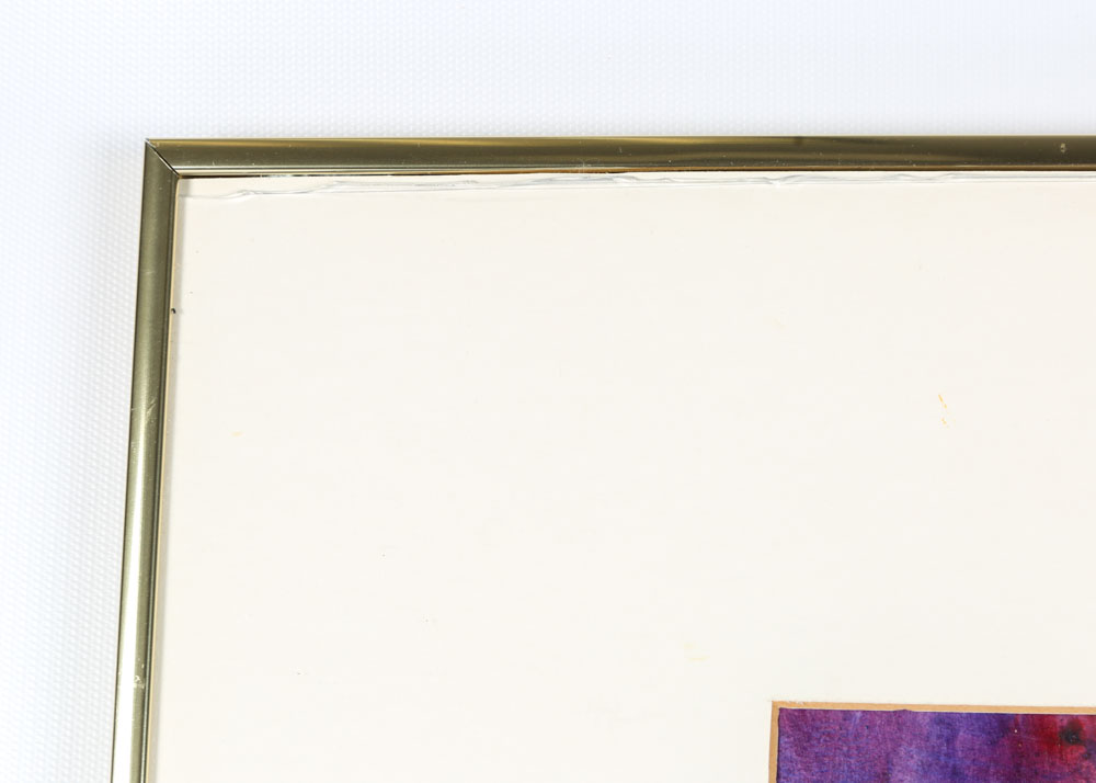 Vae Hamilton Mixed Media Collage of a Lily