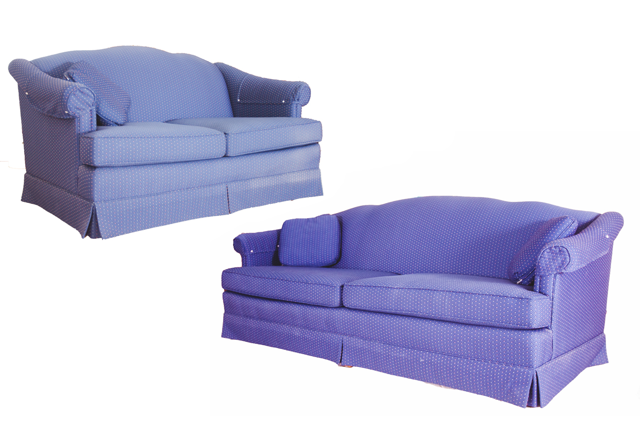 Matching Thomasville Upholstered Sofa and Love Seat