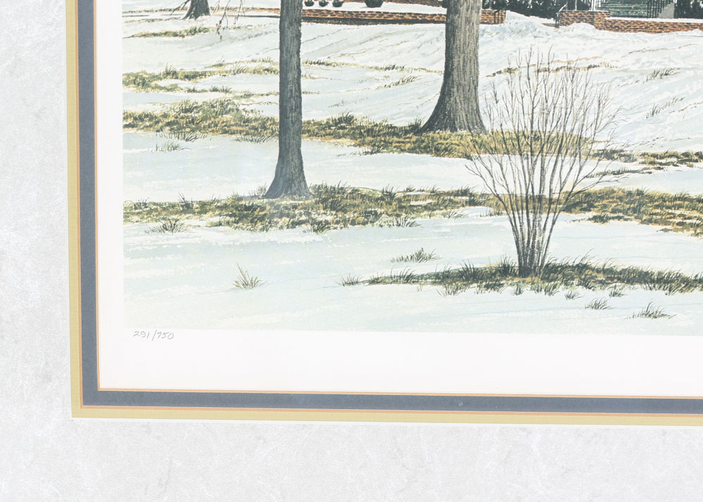 Cotton Ketchie Limited Edition Offset Lithograph "Coddle Creek Church