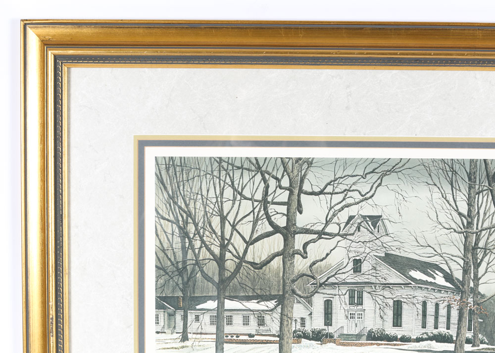 Cotton Ketchie Limited Edition Offset Lithograph "Coddle Creek Church