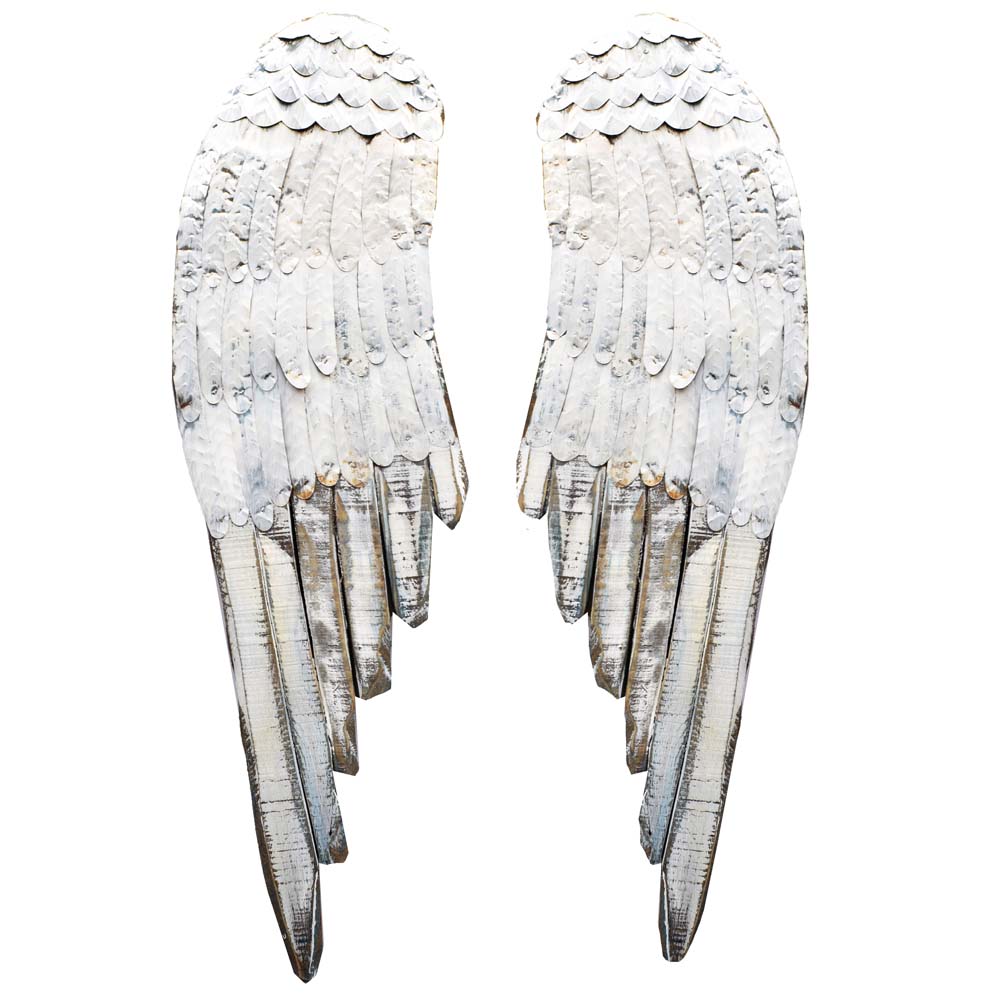 Wooden Angel Wing Wall Accents