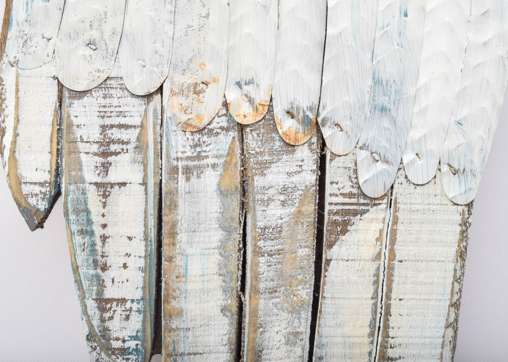 Wooden Angel Wing Wall Accents