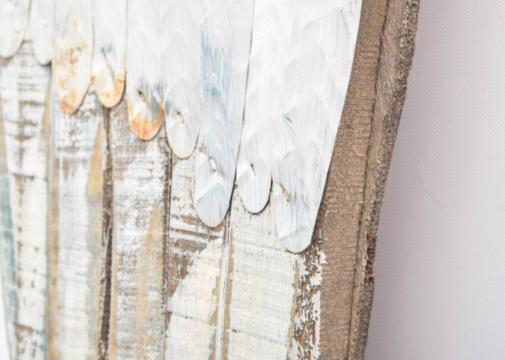 Wooden Angel Wing Wall Accents