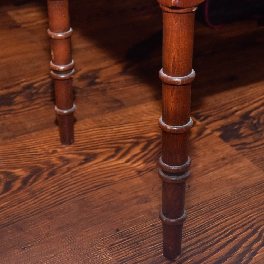 Mid Century Modern Style Cane Seat Bench