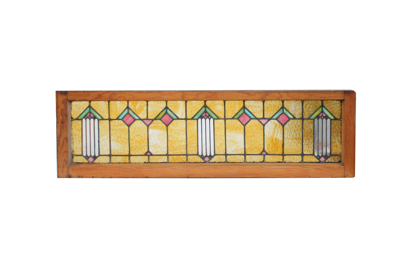 Art Deco Stained Glass Window