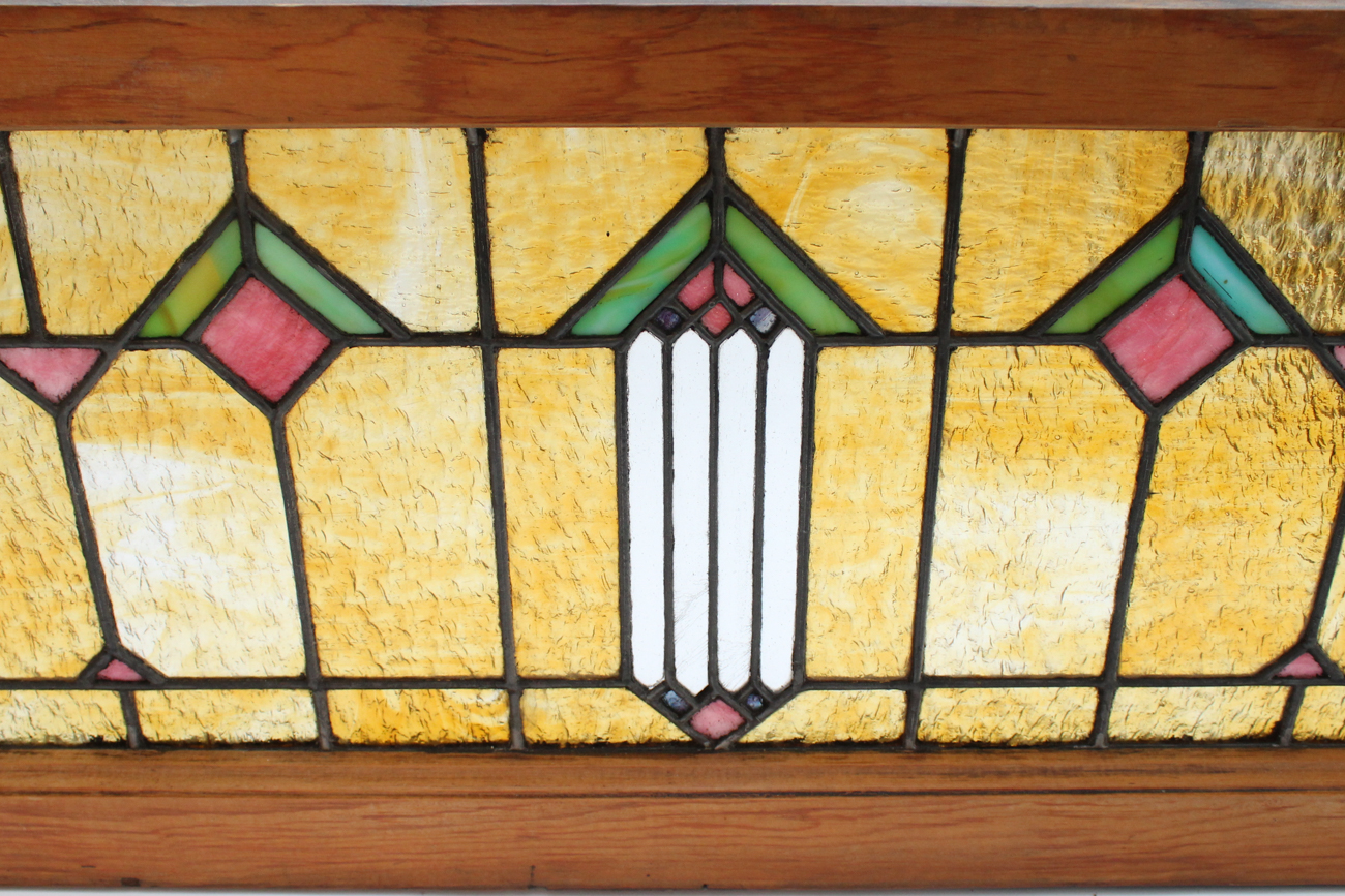 Art Deco Stained Glass Window