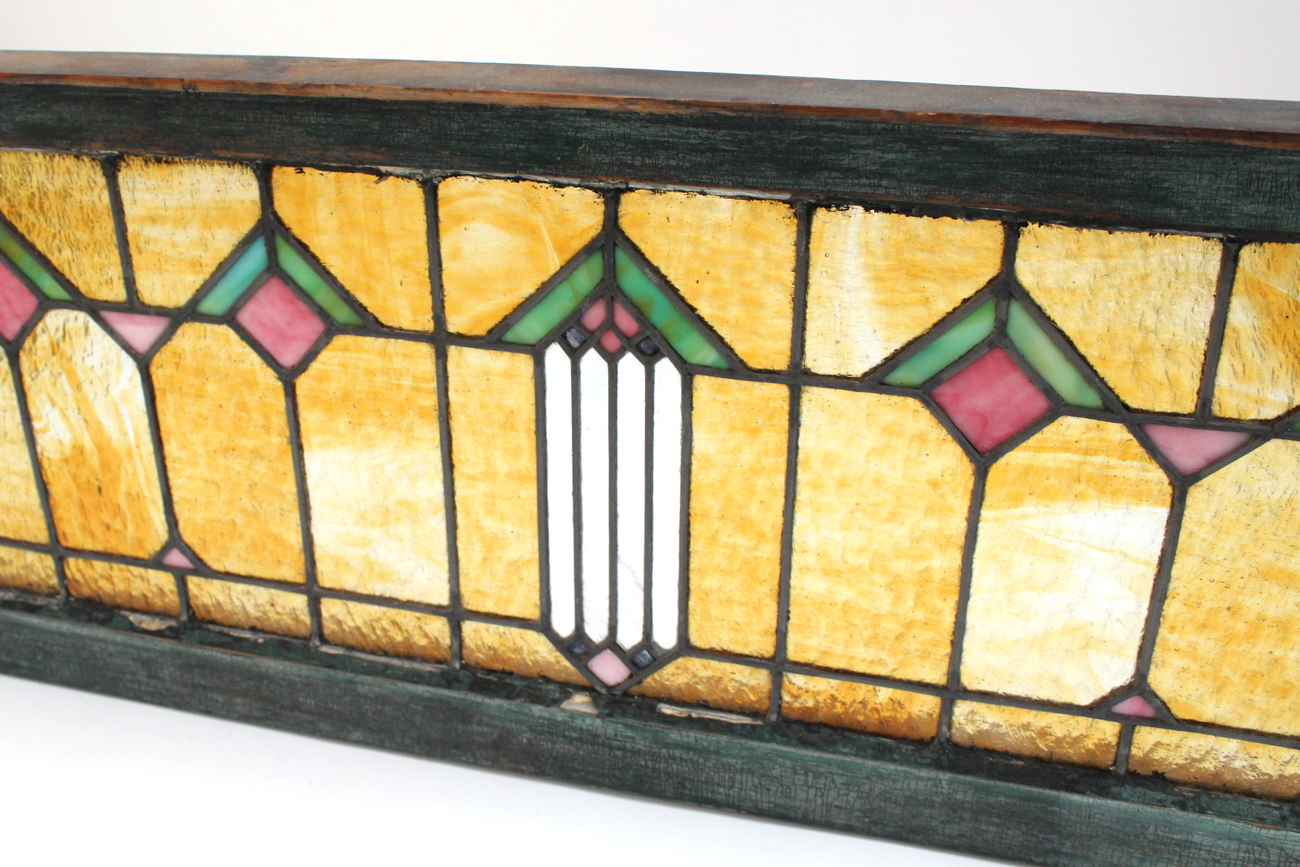 Art Deco Stained Glass Window