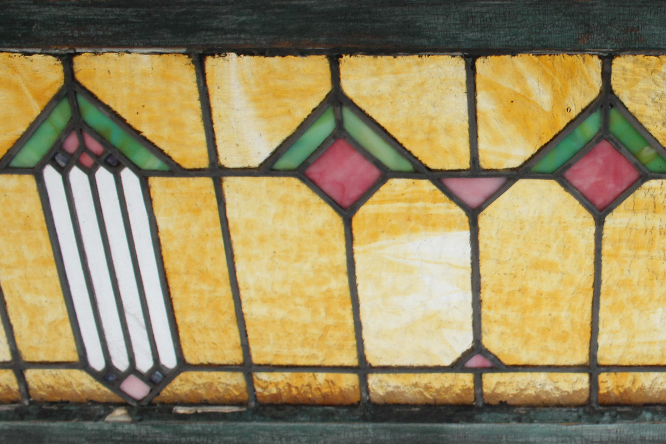Art Deco Stained Glass Window