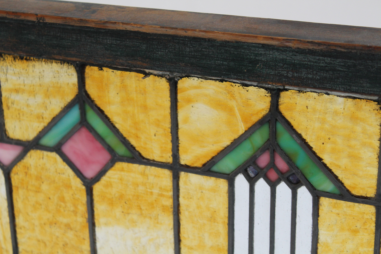 Art Deco Stained Glass Window