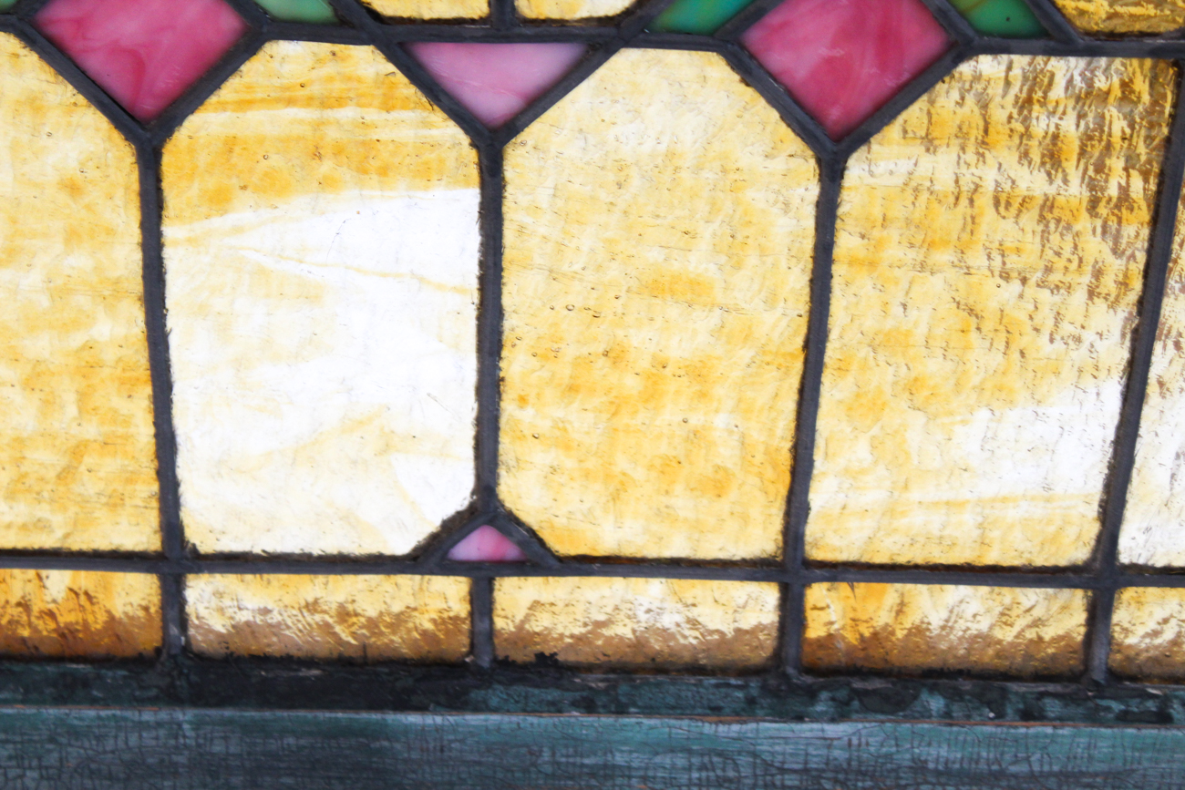 Art Deco Stained Glass Window