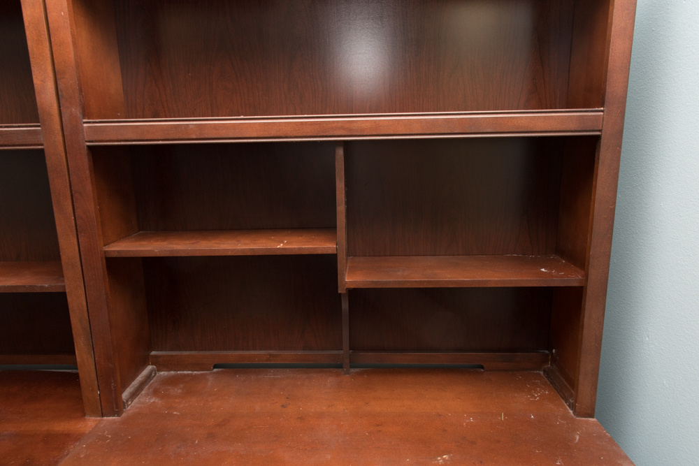 Office Desk and Chest of Drawers with Bookcases by Broyhill