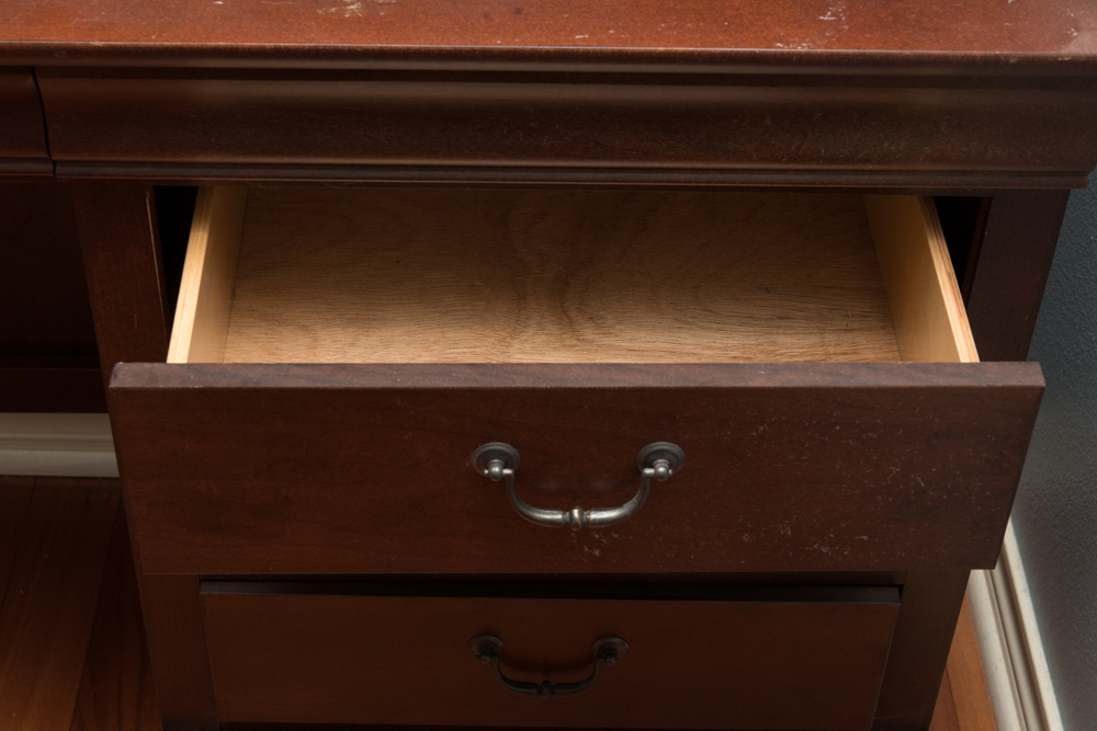 Office Desk and Chest of Drawers with Bookcases by Broyhill