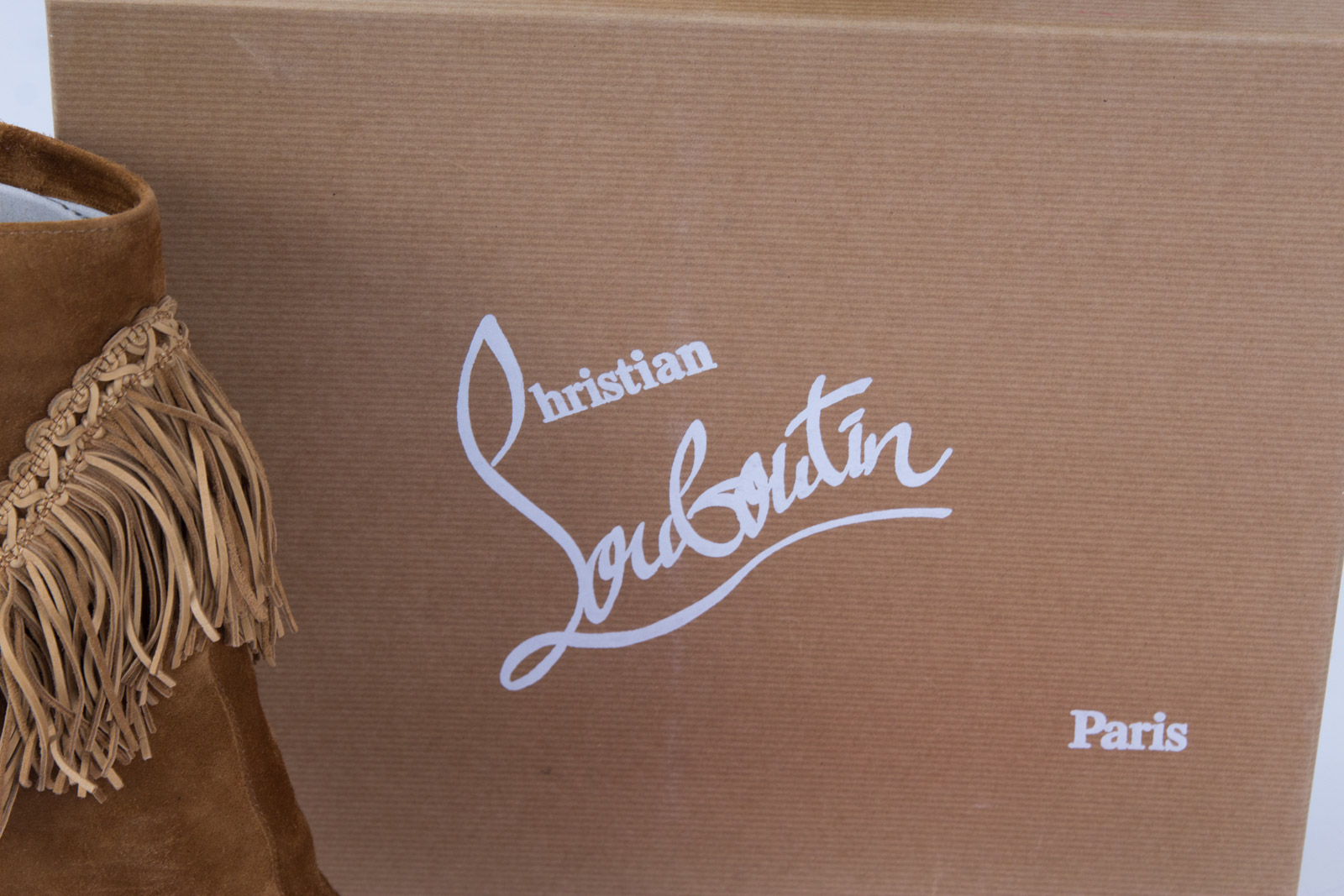 Christian Louboutin Suede Royal Ankle Boots