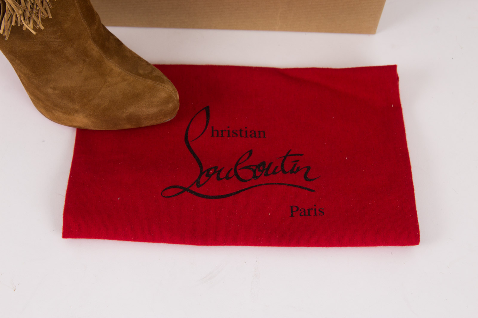 Christian Louboutin Suede Royal Ankle Boots