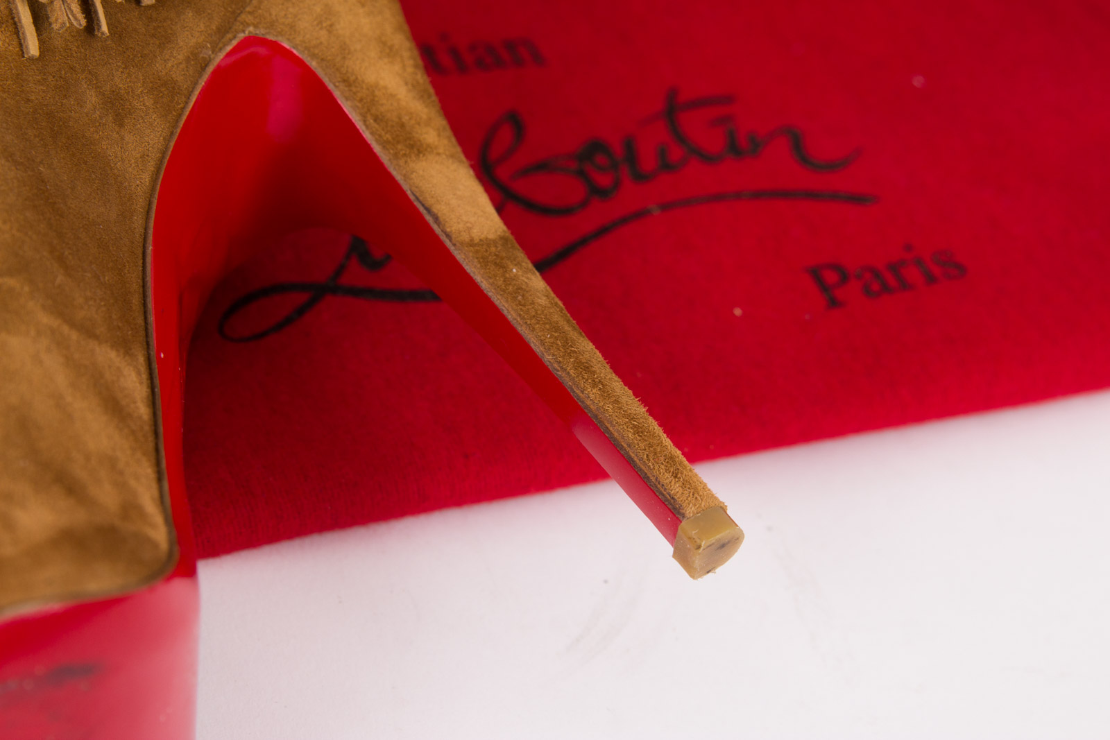 Christian Louboutin Suede Royal Ankle Boots