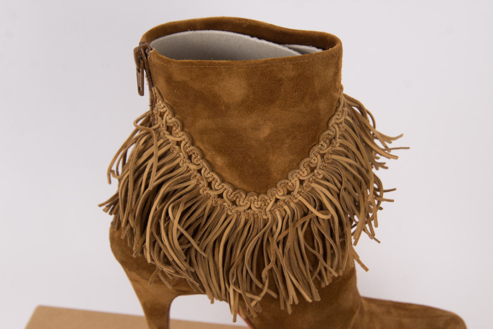 Christian Louboutin Suede Royal Ankle Boots