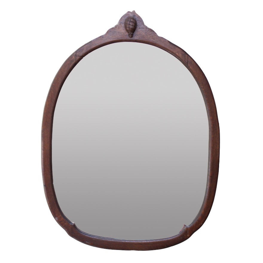 Oval Framed Mirror