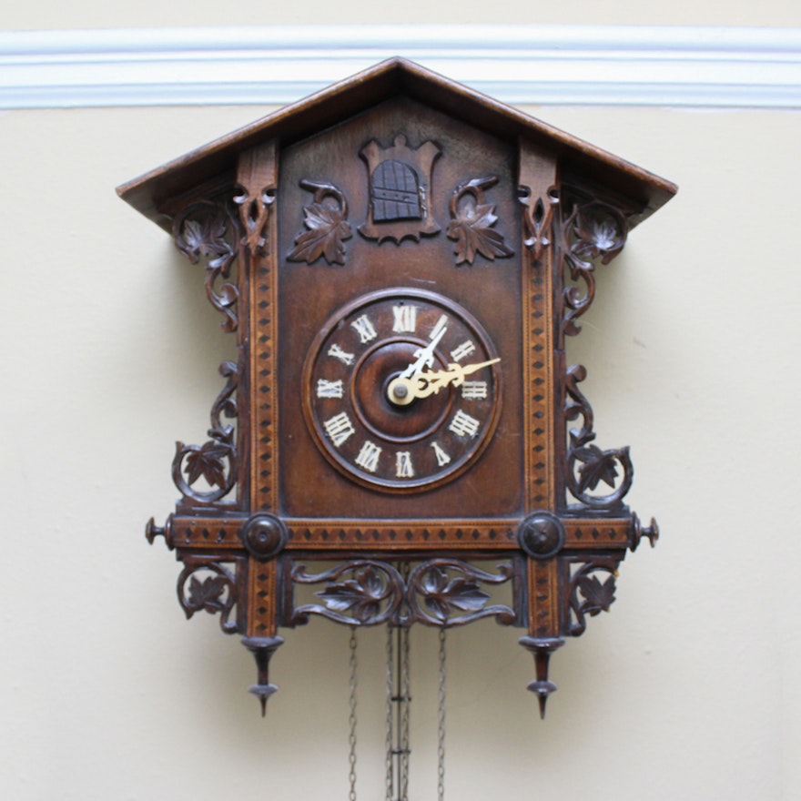 Victorian Twenty-four Hour Cuckoo Clock