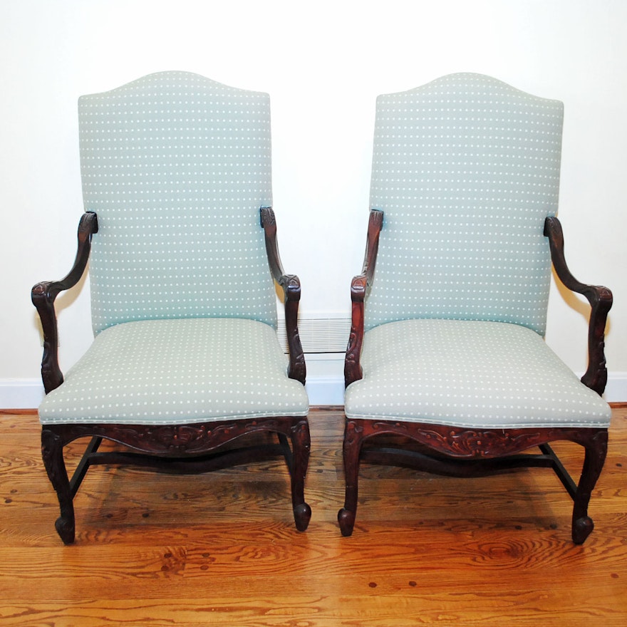 Pair of French Country Armchairs