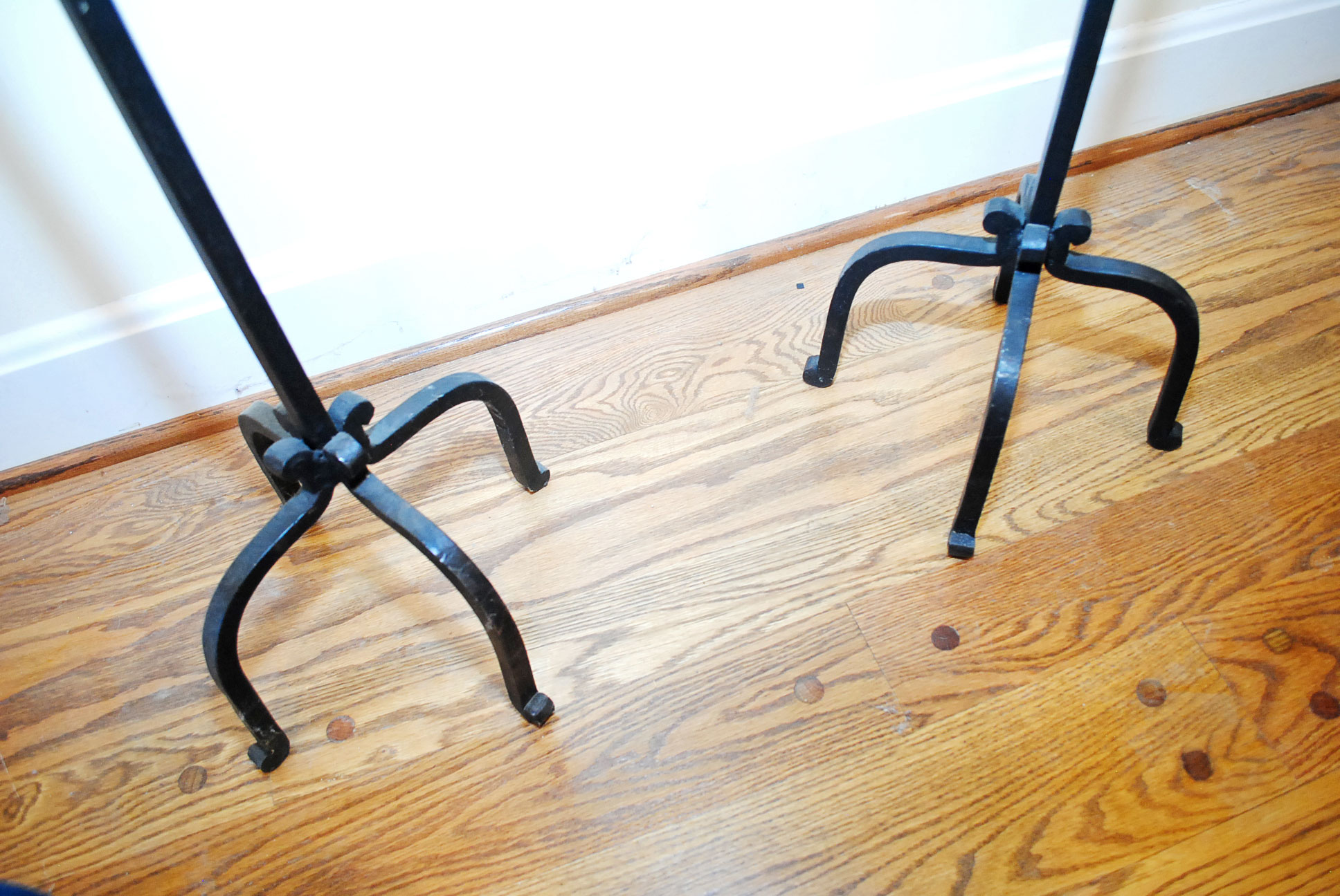 Wrought Iron Floor Stand Candelabras