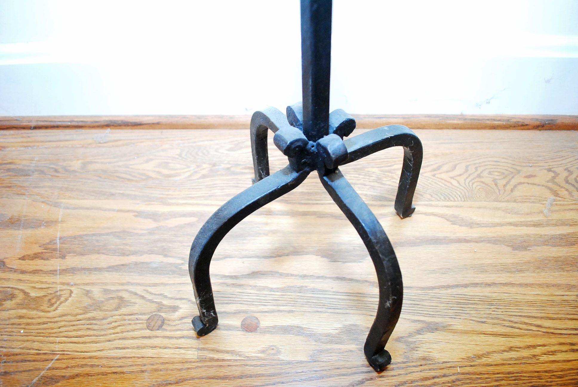 Wrought Iron Floor Stand Candelabras