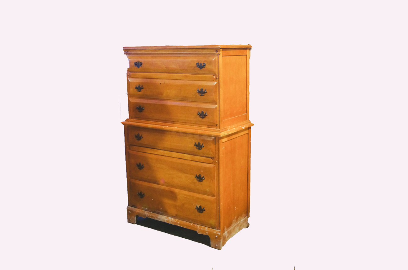Vintage Spainhour Chest-on-Chest Chest of Drawers