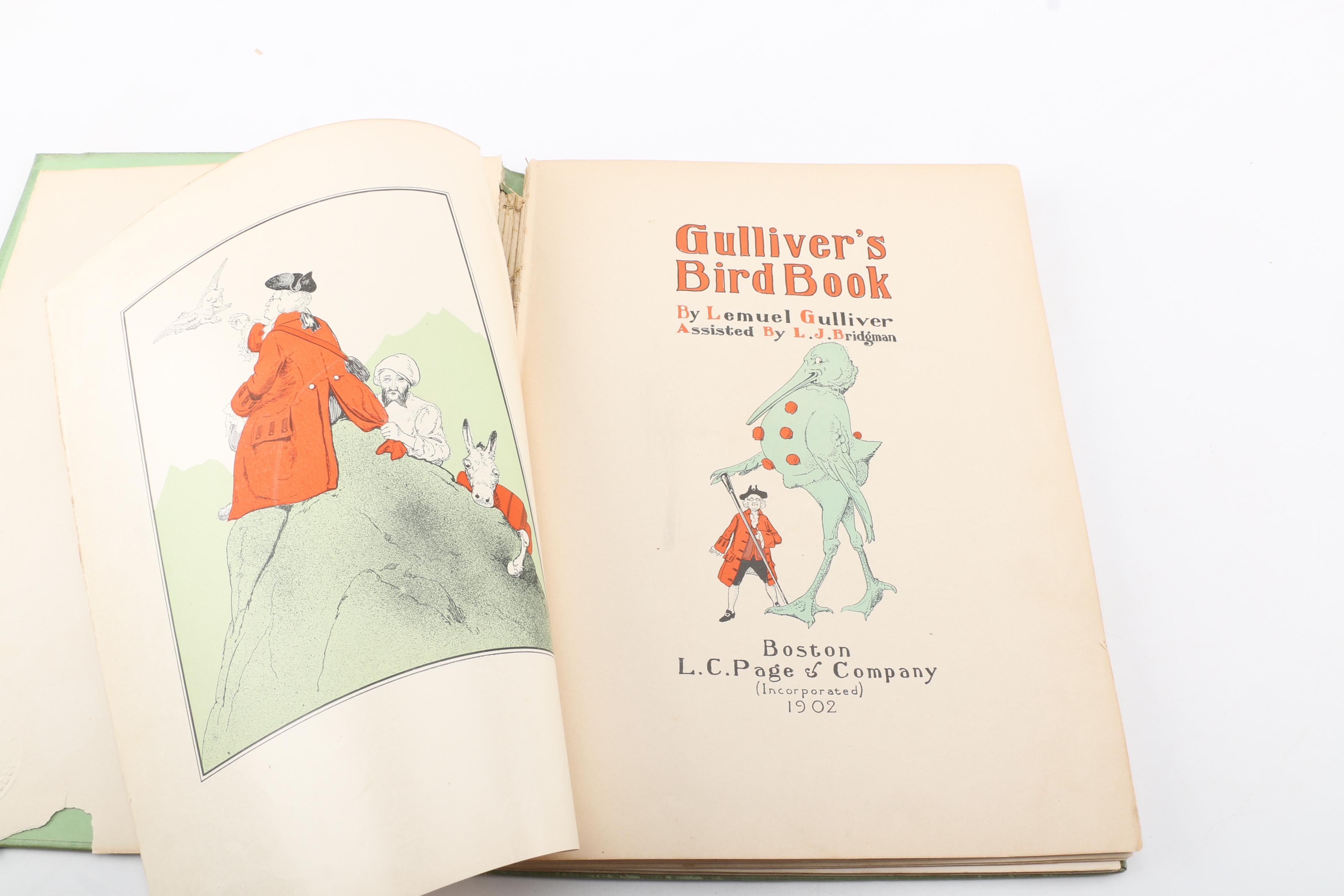 1902 "Gulliver's Bird Book" and 1937 "Four & Twenty Blackbirds"