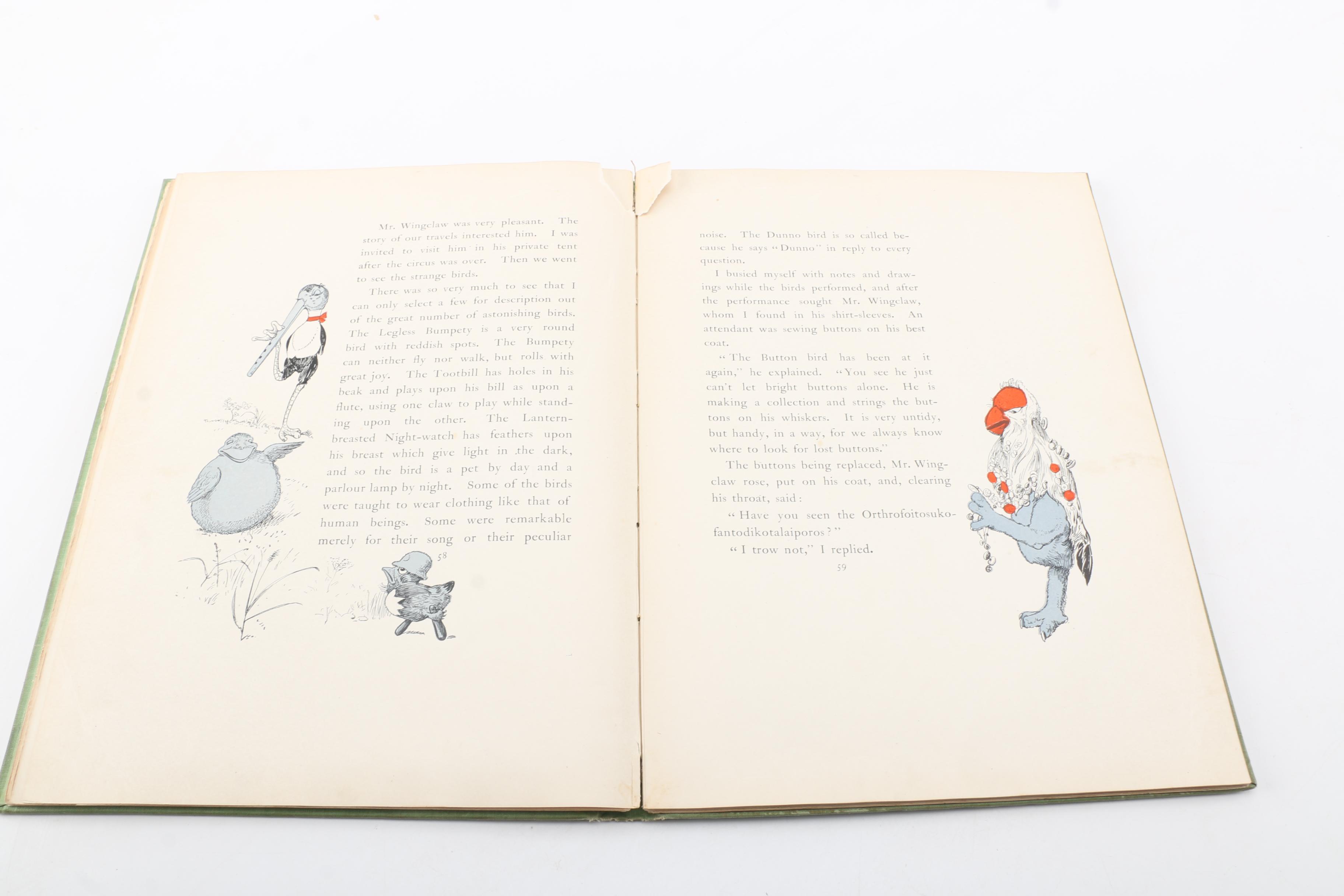 1902 "Gulliver's Bird Book" and 1937 "Four & Twenty Blackbirds"