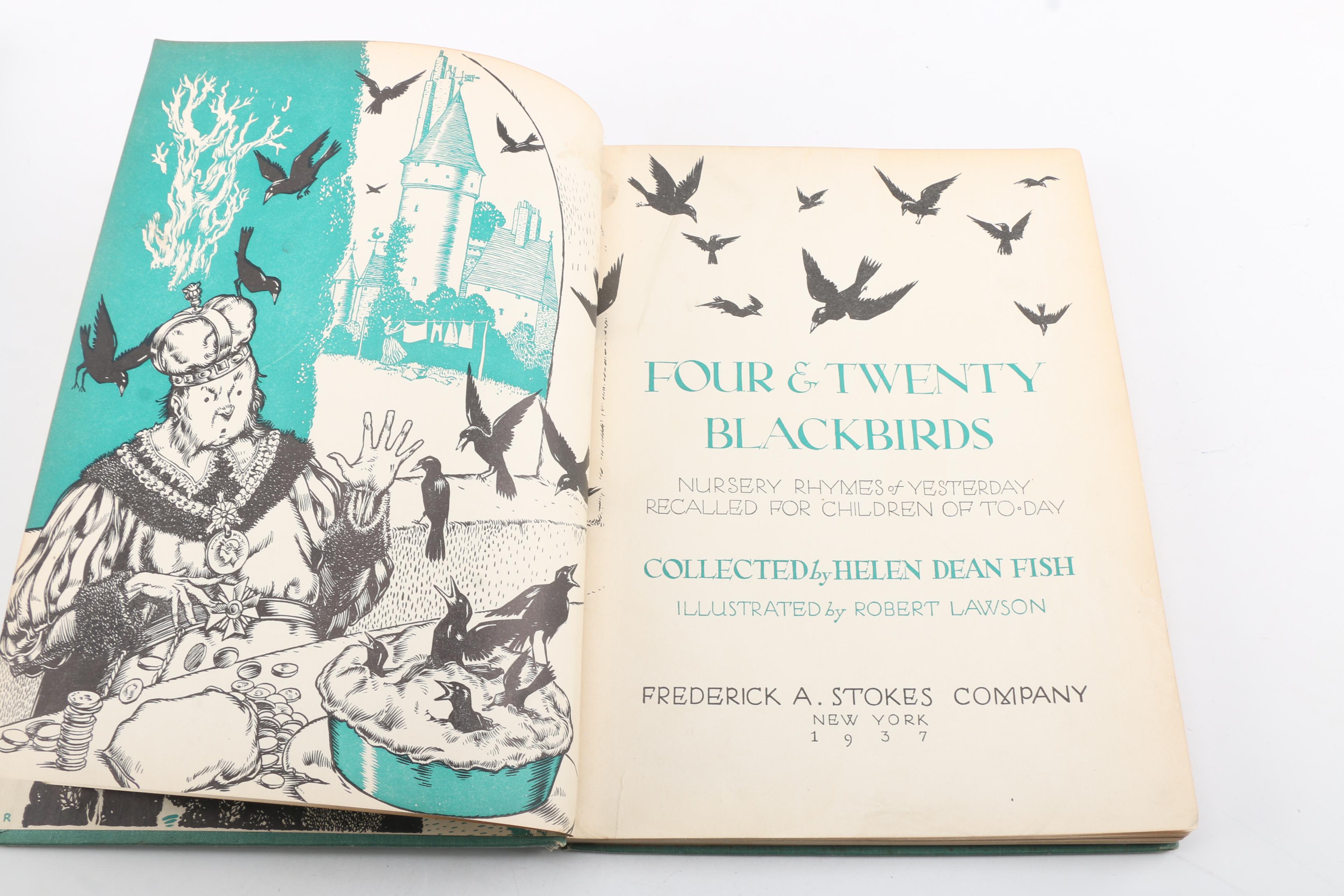 1902 "Gulliver's Bird Book" and 1937 "Four & Twenty Blackbirds"