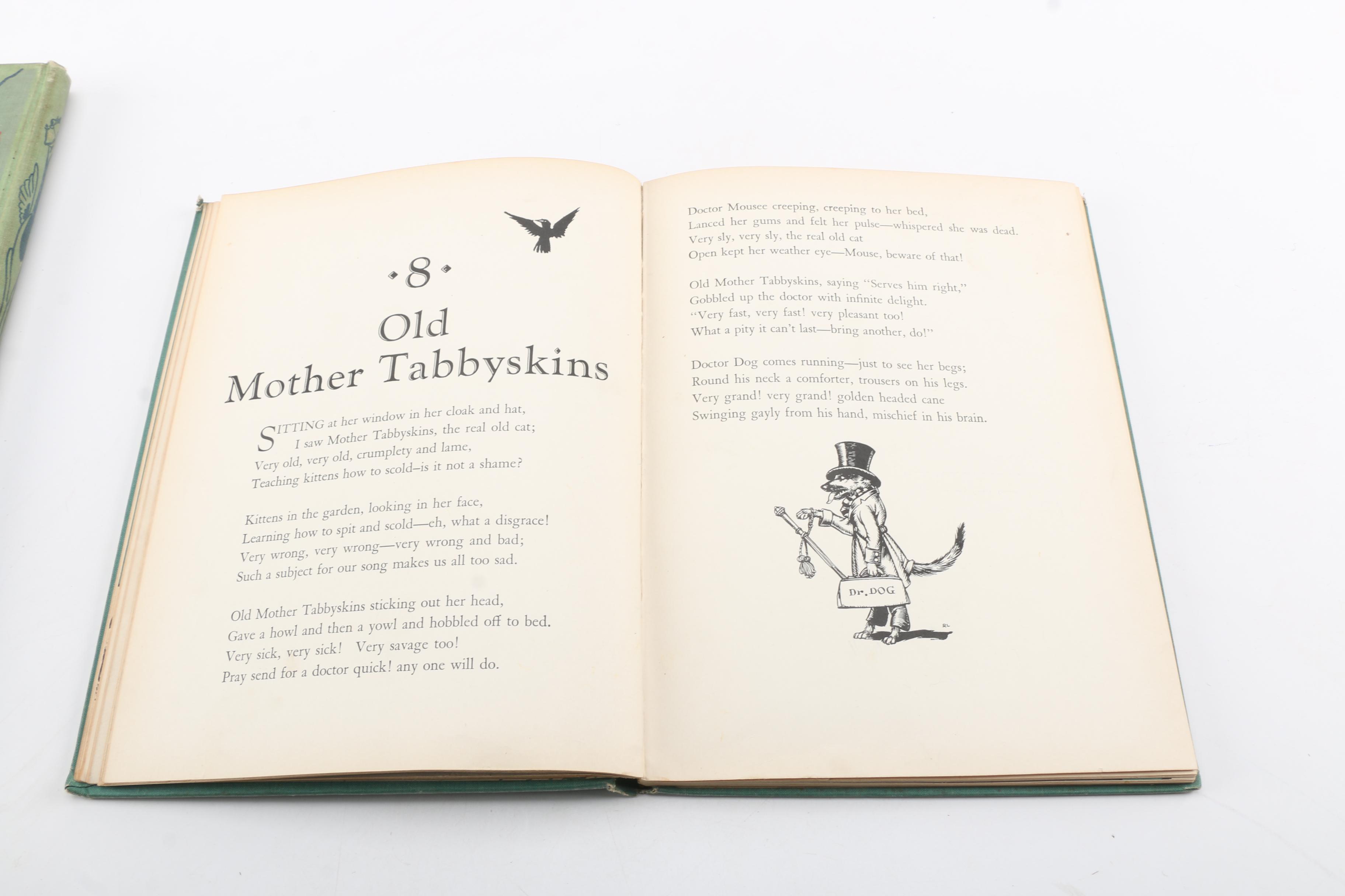 1902 "Gulliver's Bird Book" and 1937 "Four & Twenty Blackbirds"