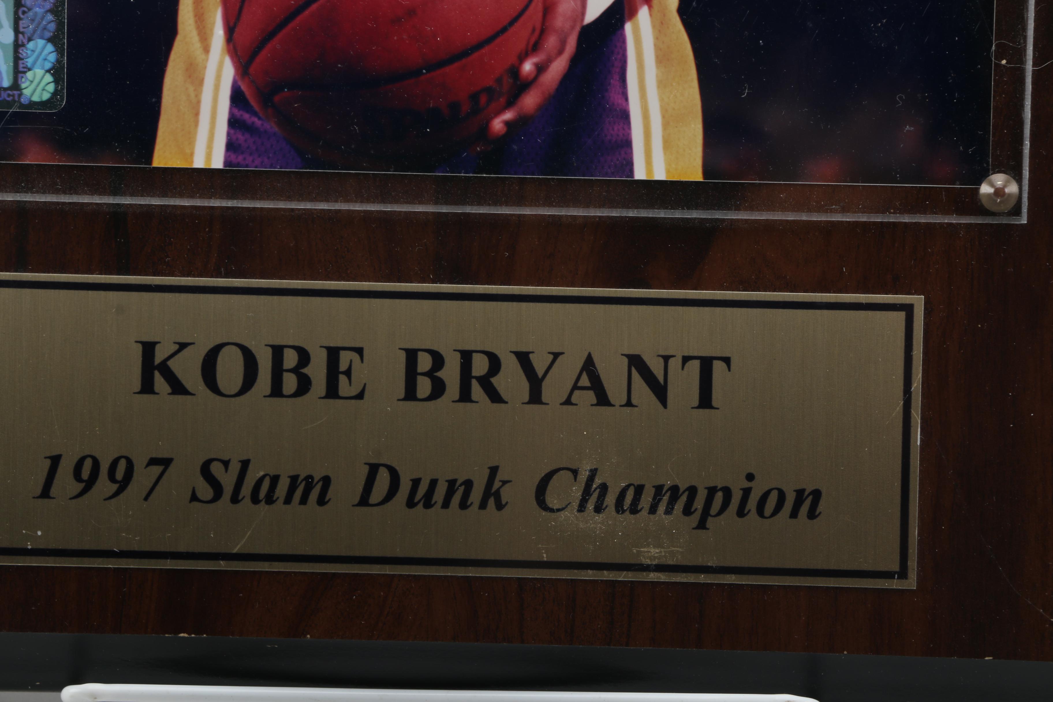 "1997 Slam Dunk Champion" Autographed Kobe Bryant Photograph
