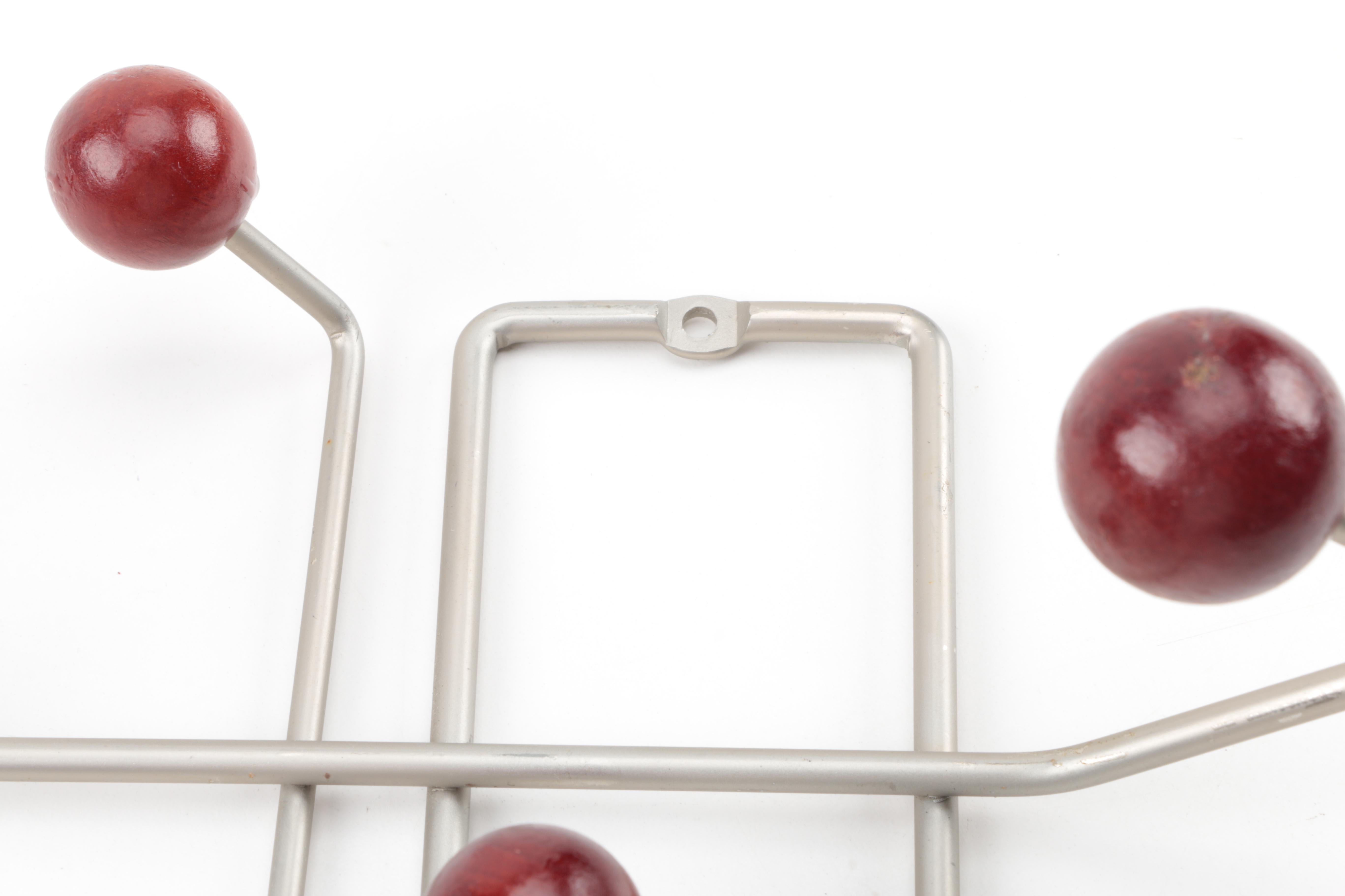 Eames Style Metal Wall Coat Rack