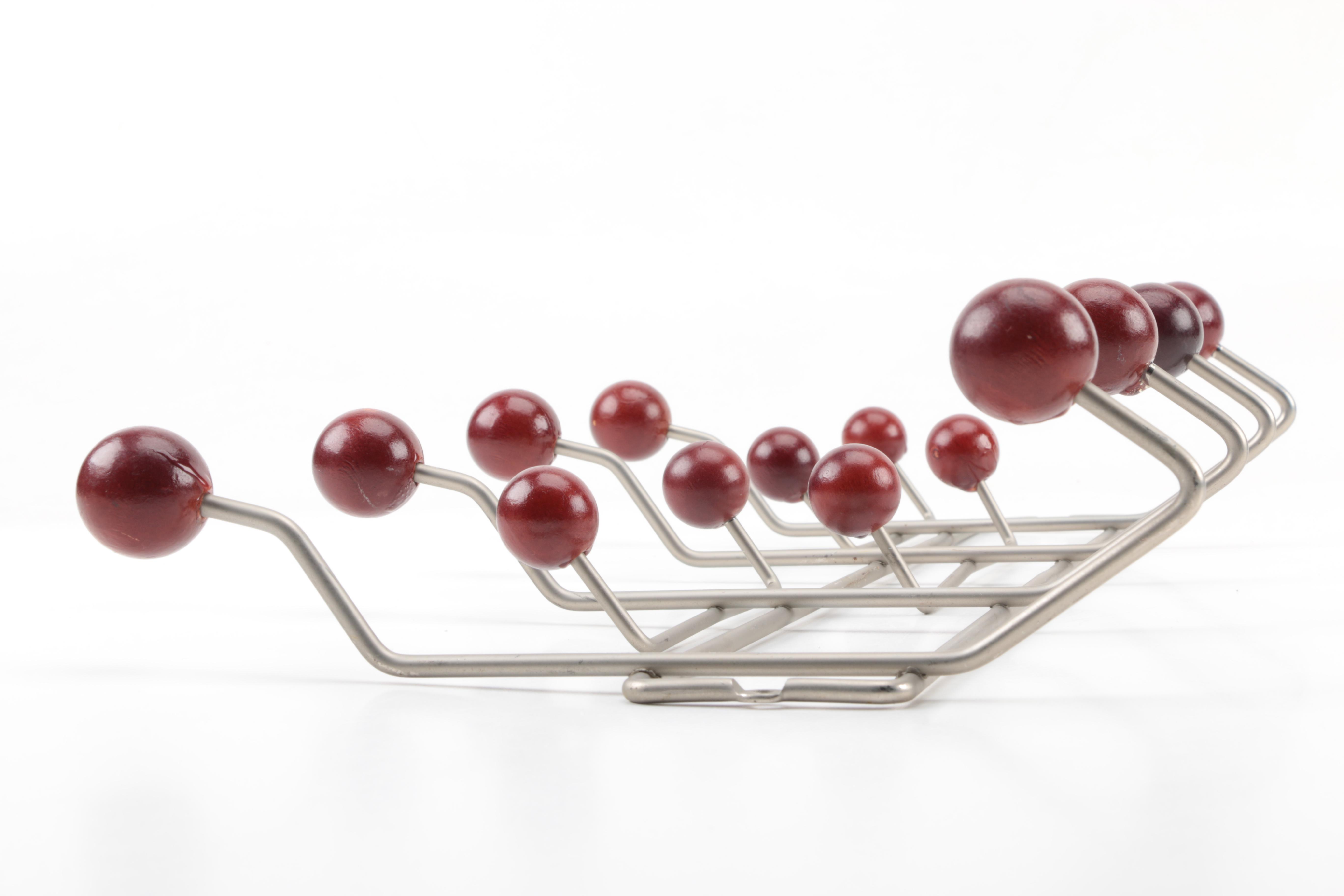 Eames Style Metal Wall Coat Rack