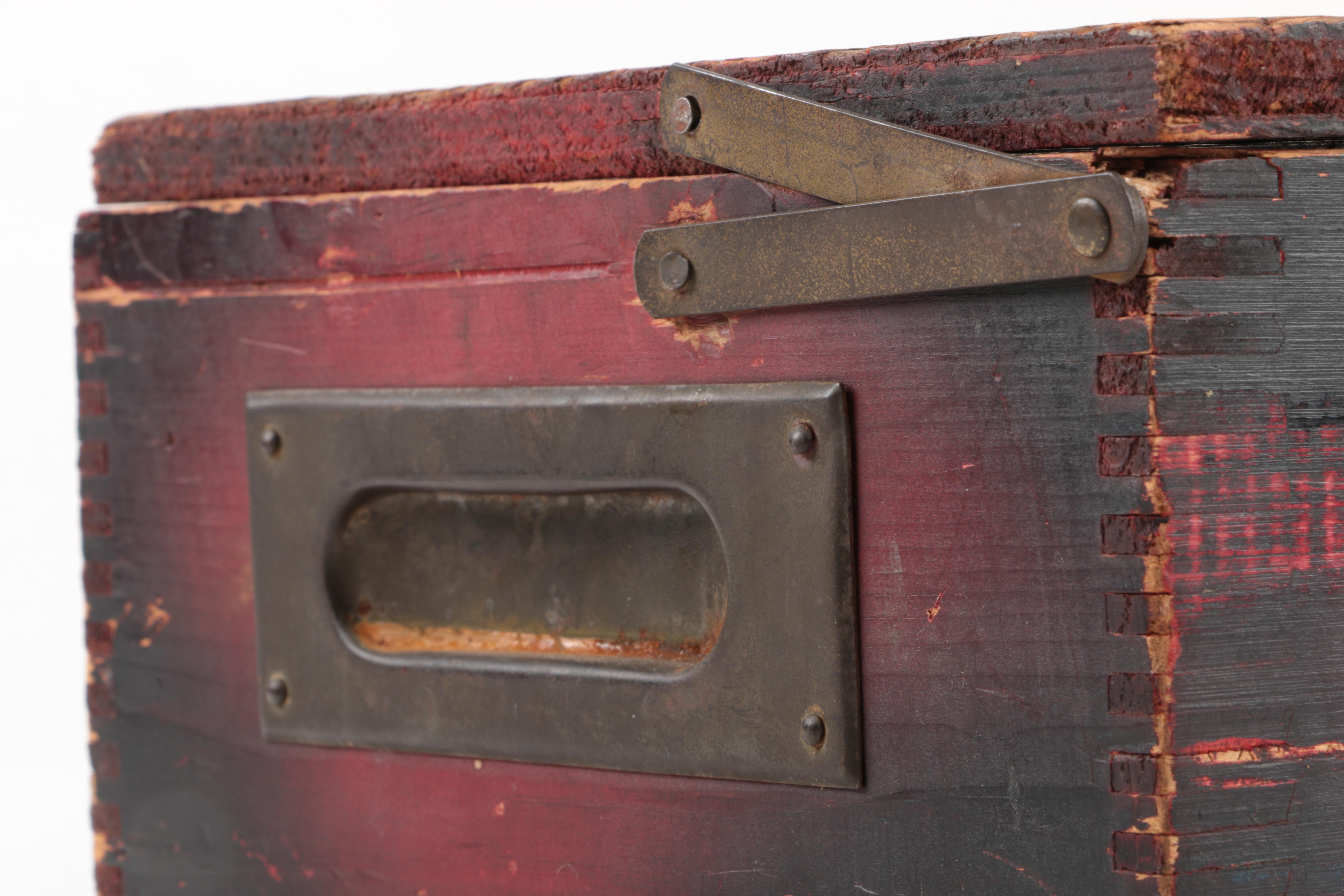 Vintage Erector Set in Wood Box