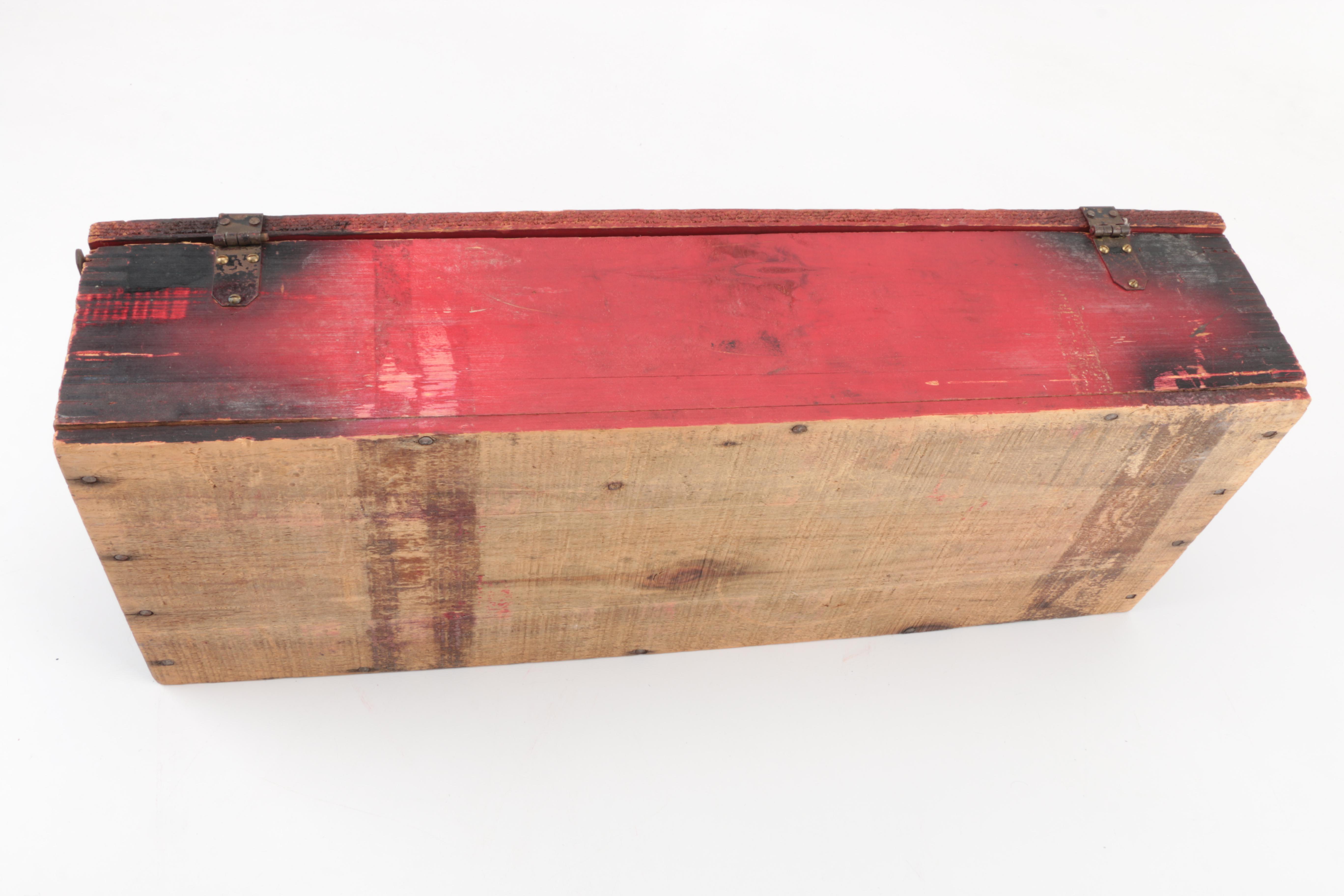 Vintage Erector Set in Wood Box