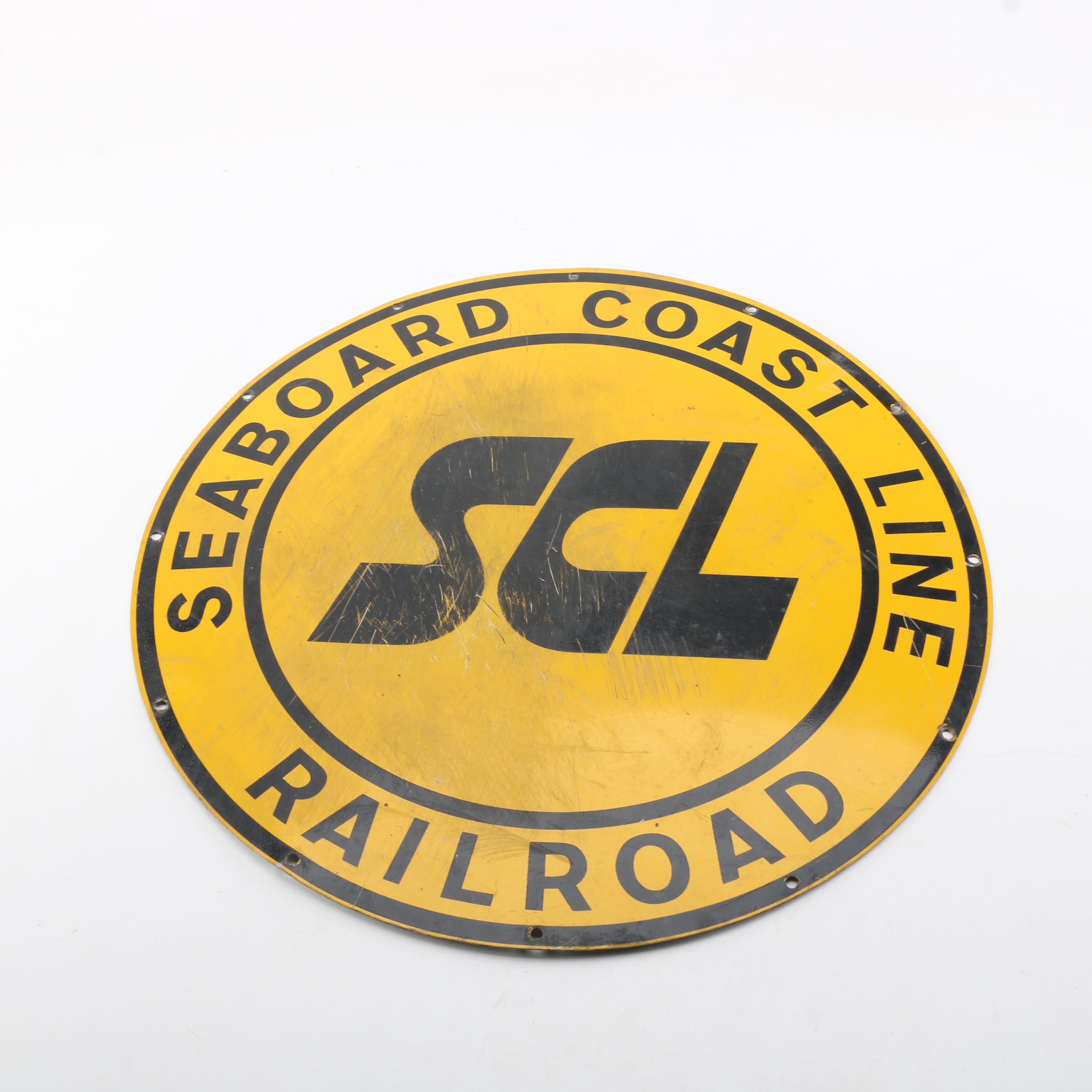 Seaboard Coast Line Railroad Sign