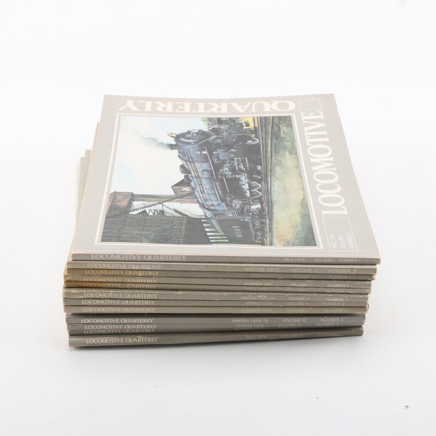 Thirteen Volume Collection of "Locomotive Quarterly"