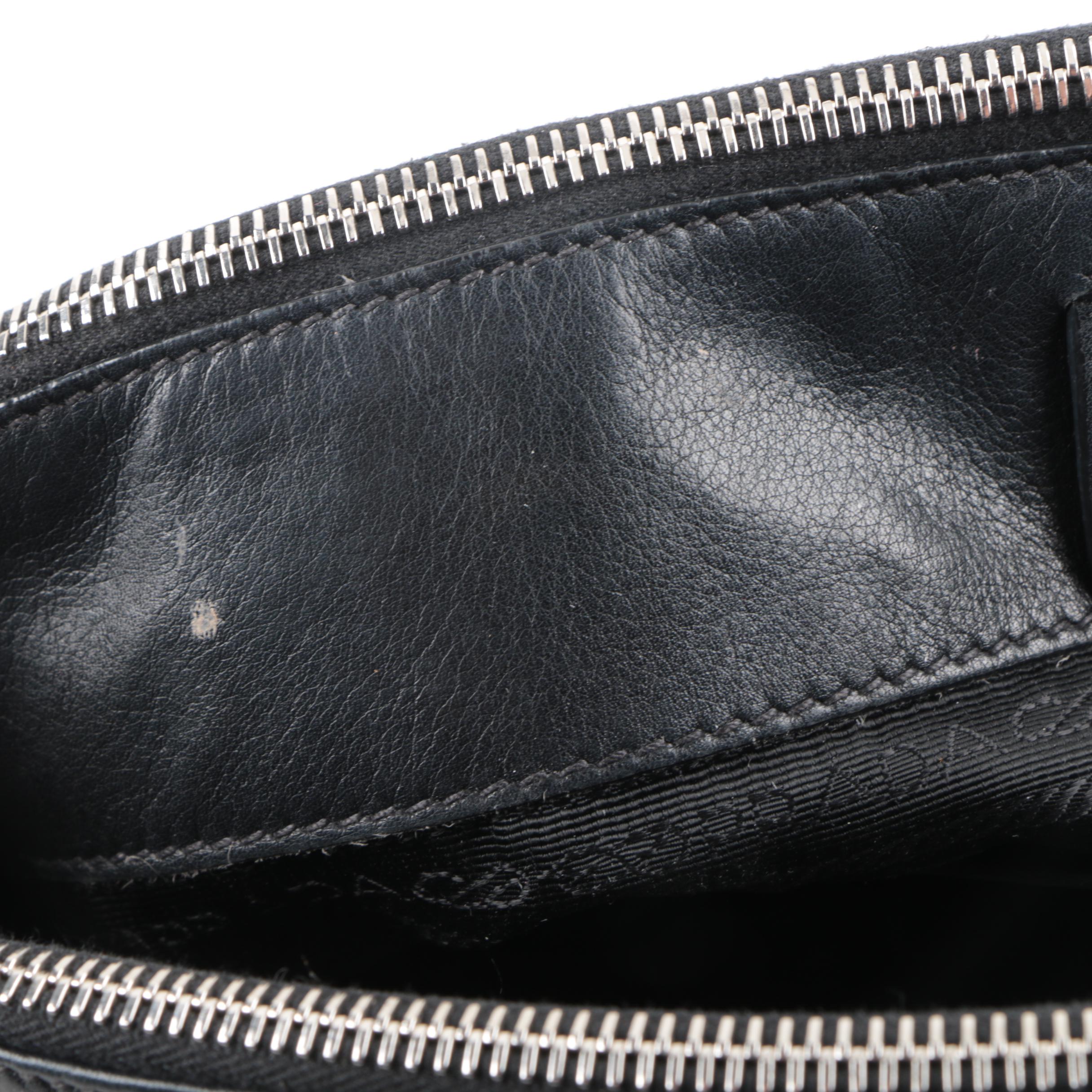 Prada Black Leather Shoulder Bag