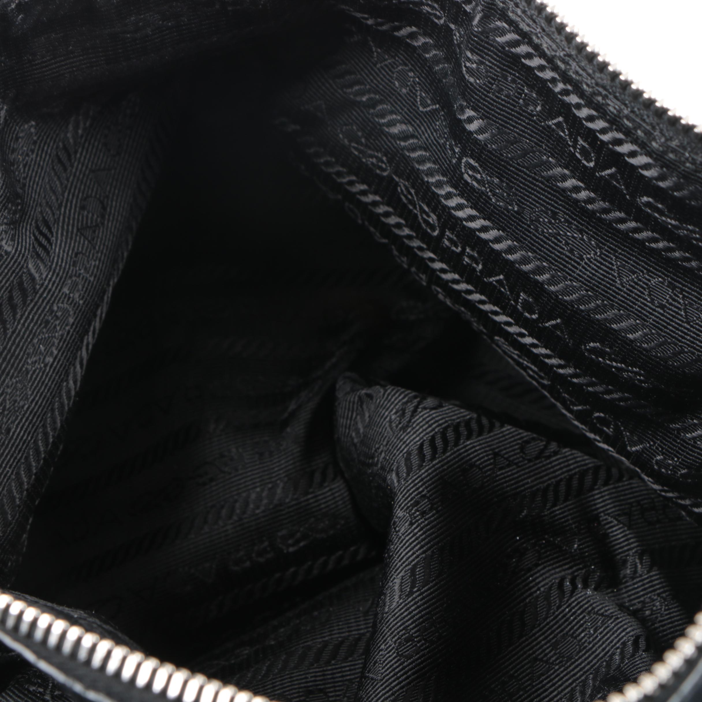 Prada Black Leather Shoulder Bag